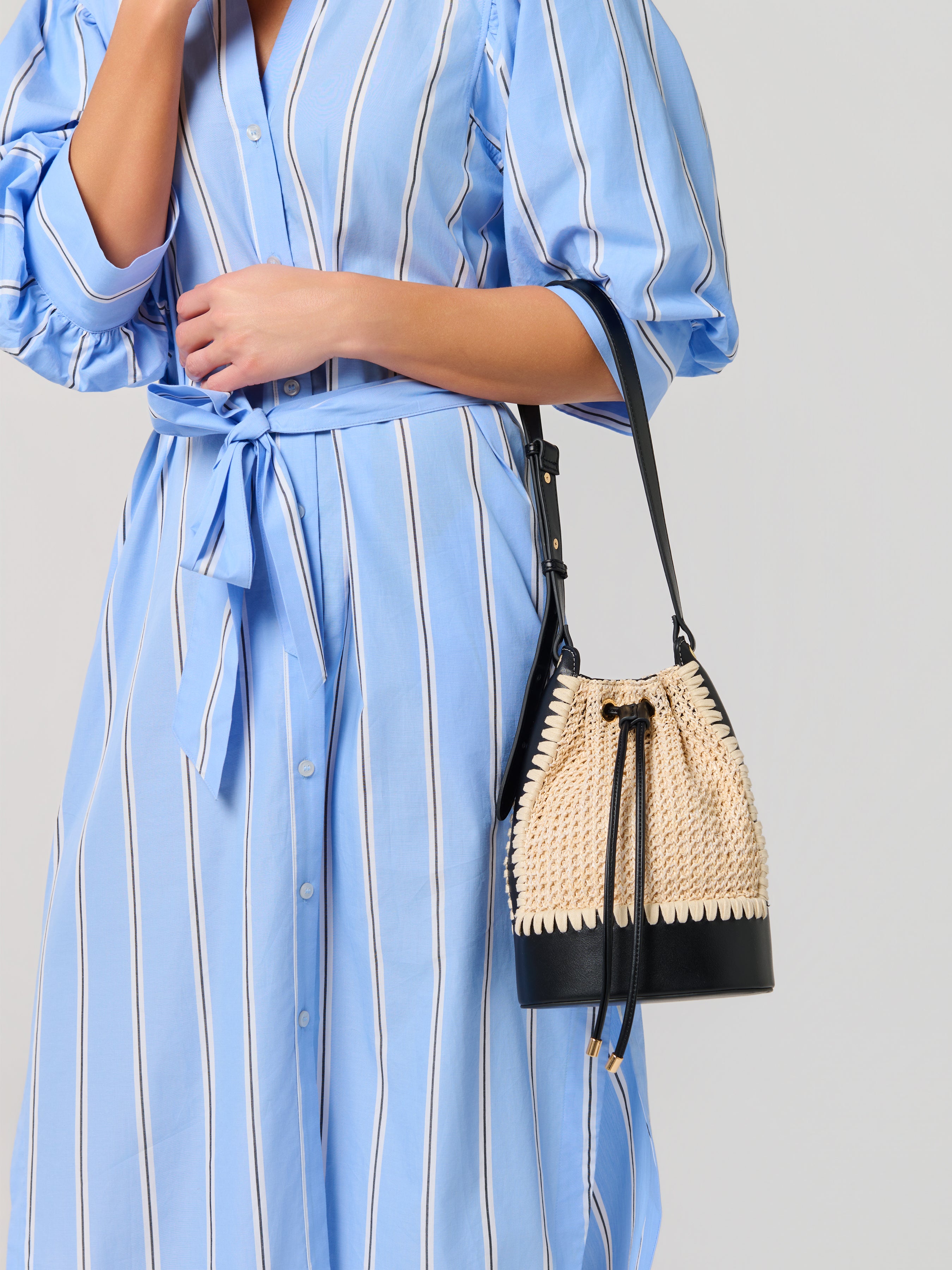 Shiraleah Mia Bucket Bag BLACK