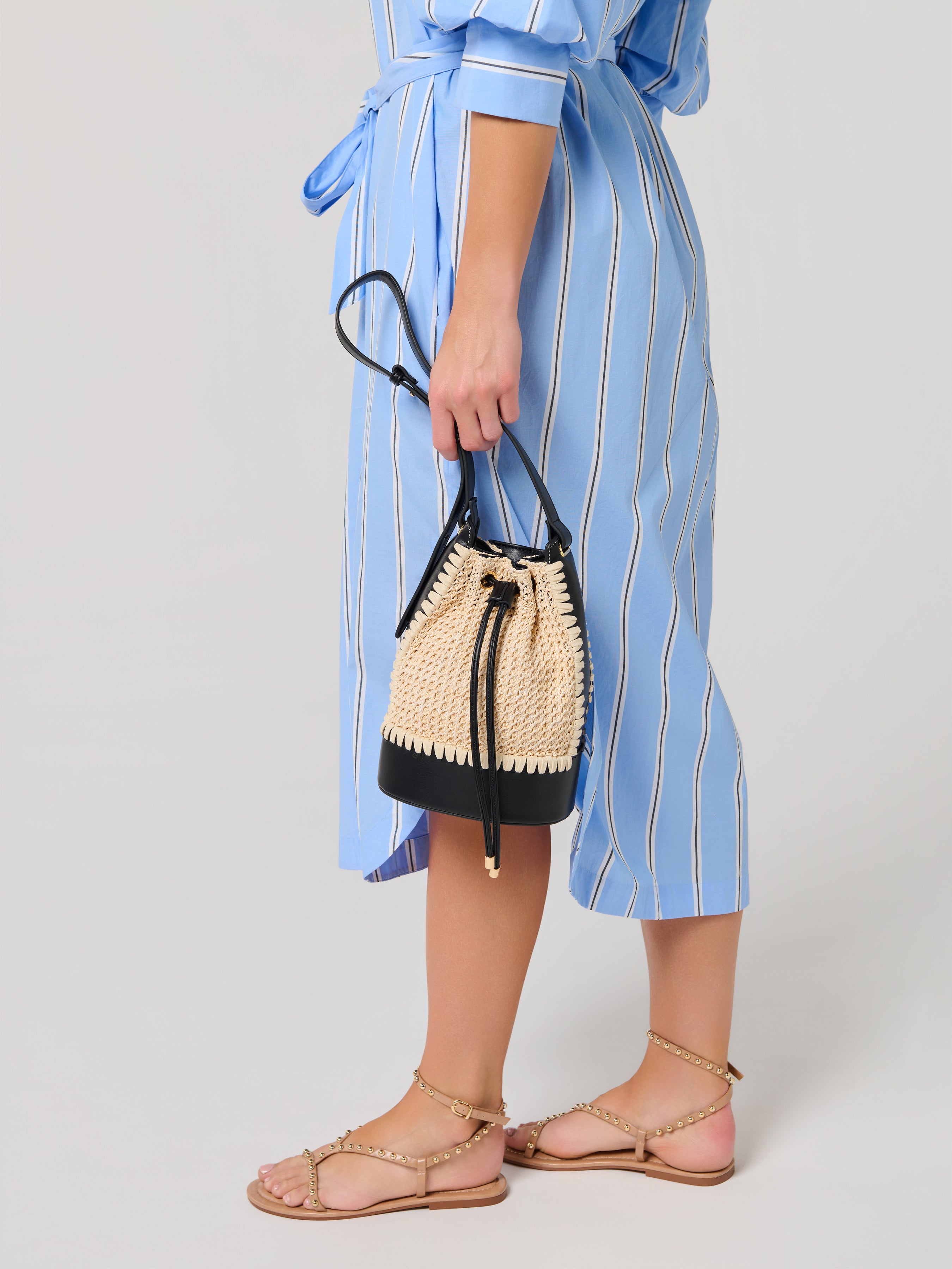 Shiraleah Mia Bucket Bag BLACK