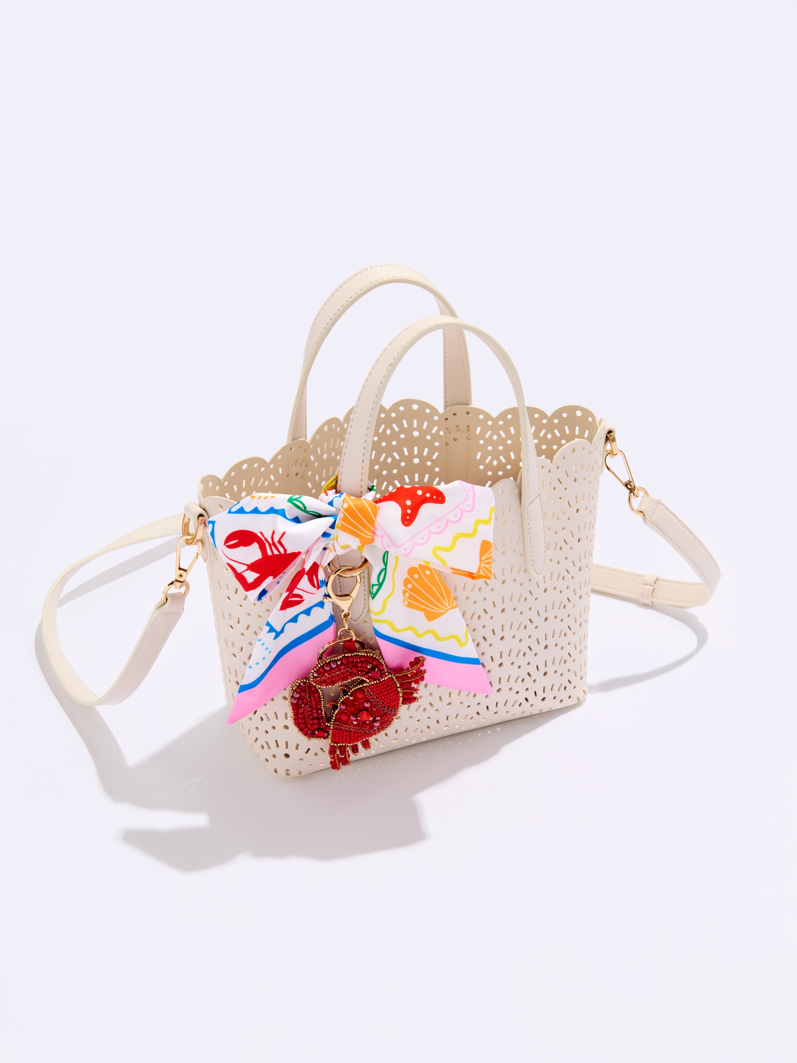 Shiraleah Lola Mini Tote IVORY