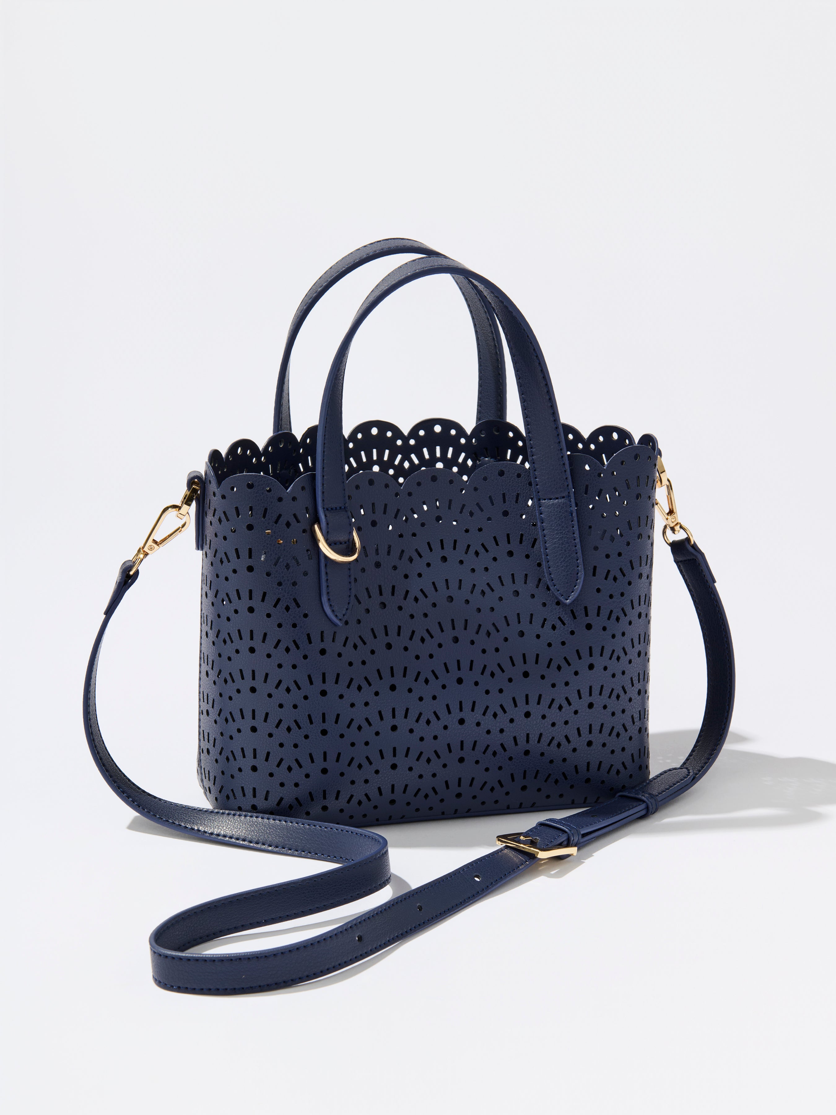 Shiraleah Lola Mini Tote NAVY