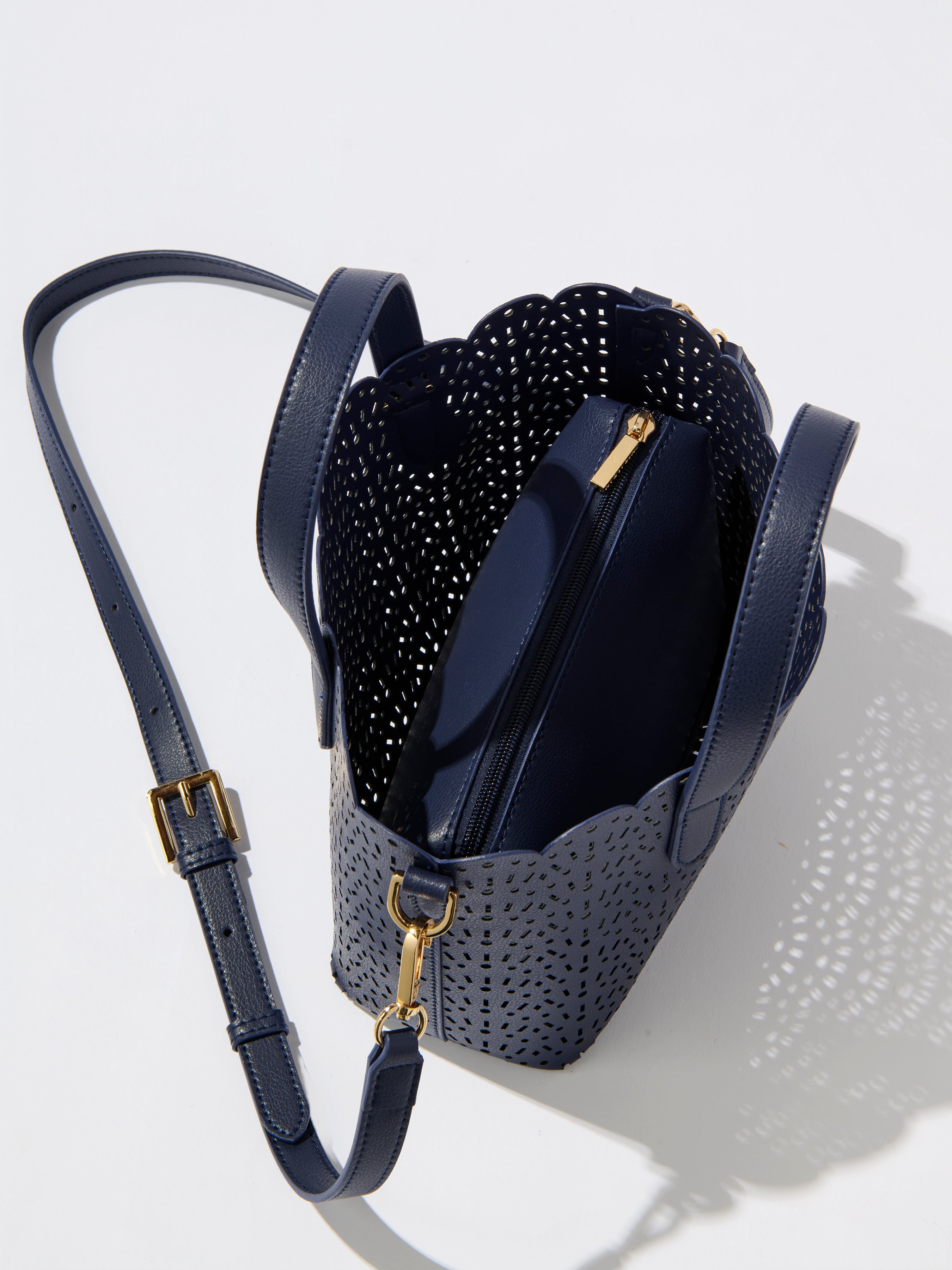 Shiraleah Lola Mini Tote NAVY