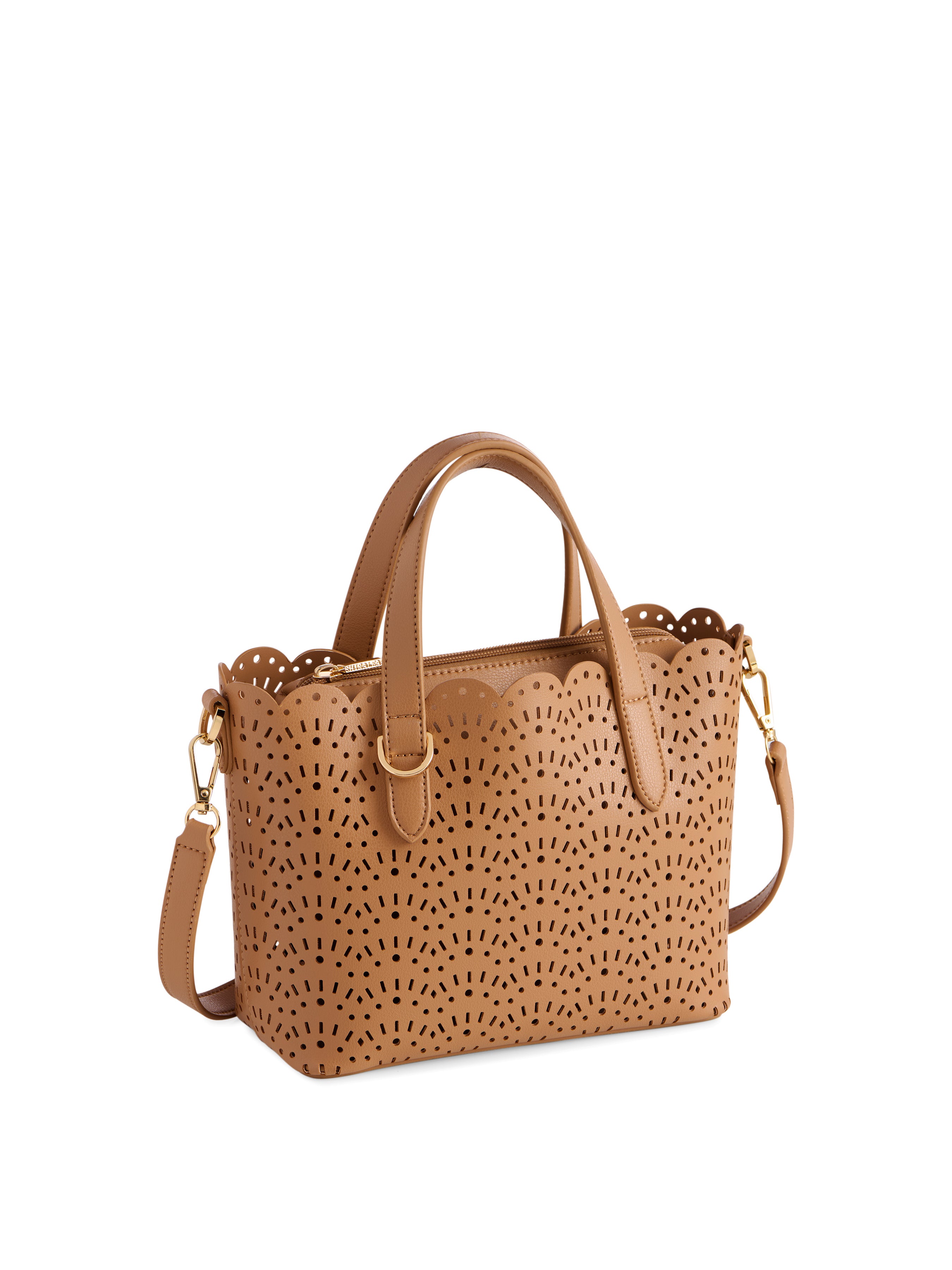 Shiraleah Lola Mini Tote TAN