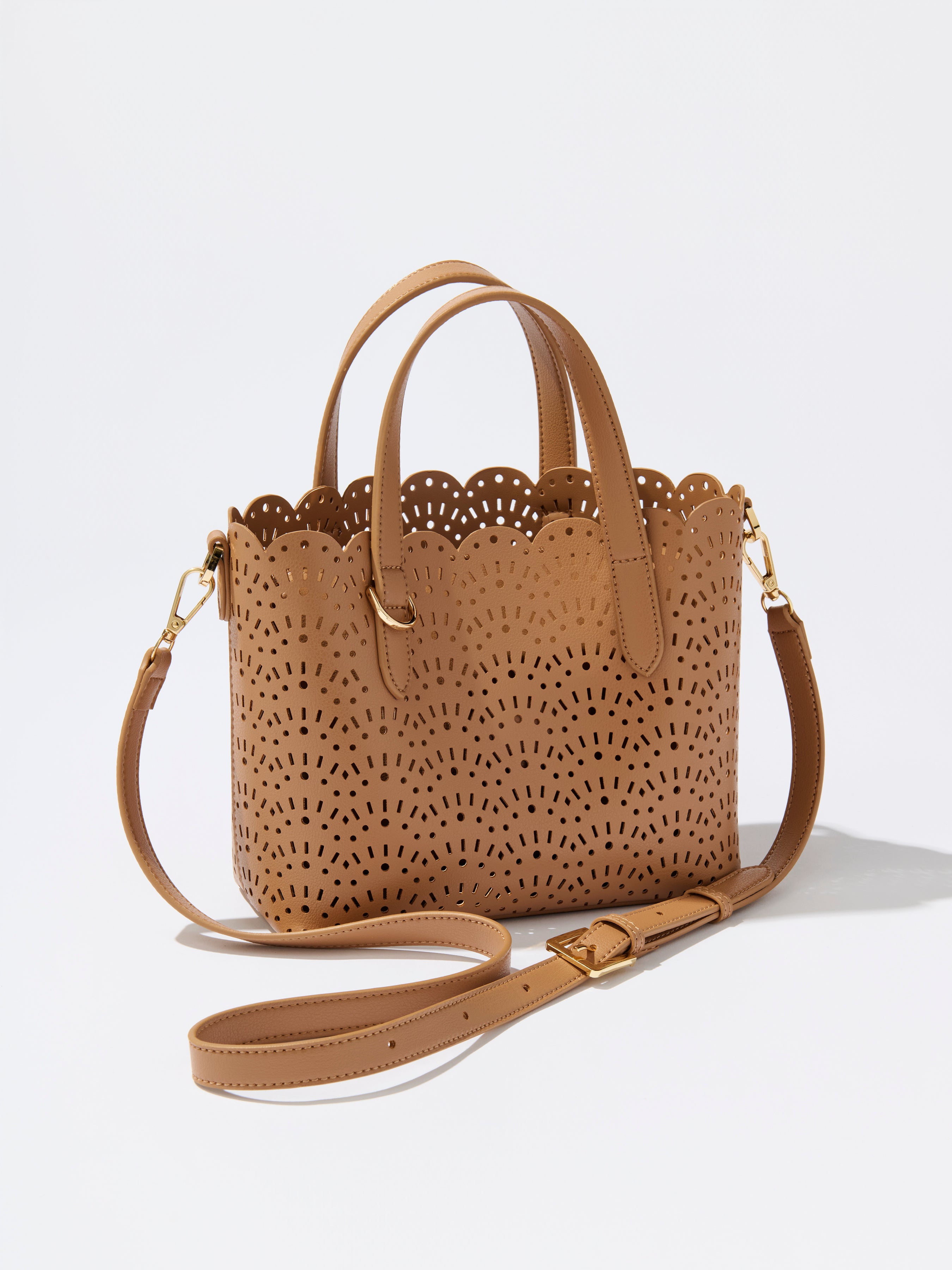 Shiraleah Lola Mini Tote TAN