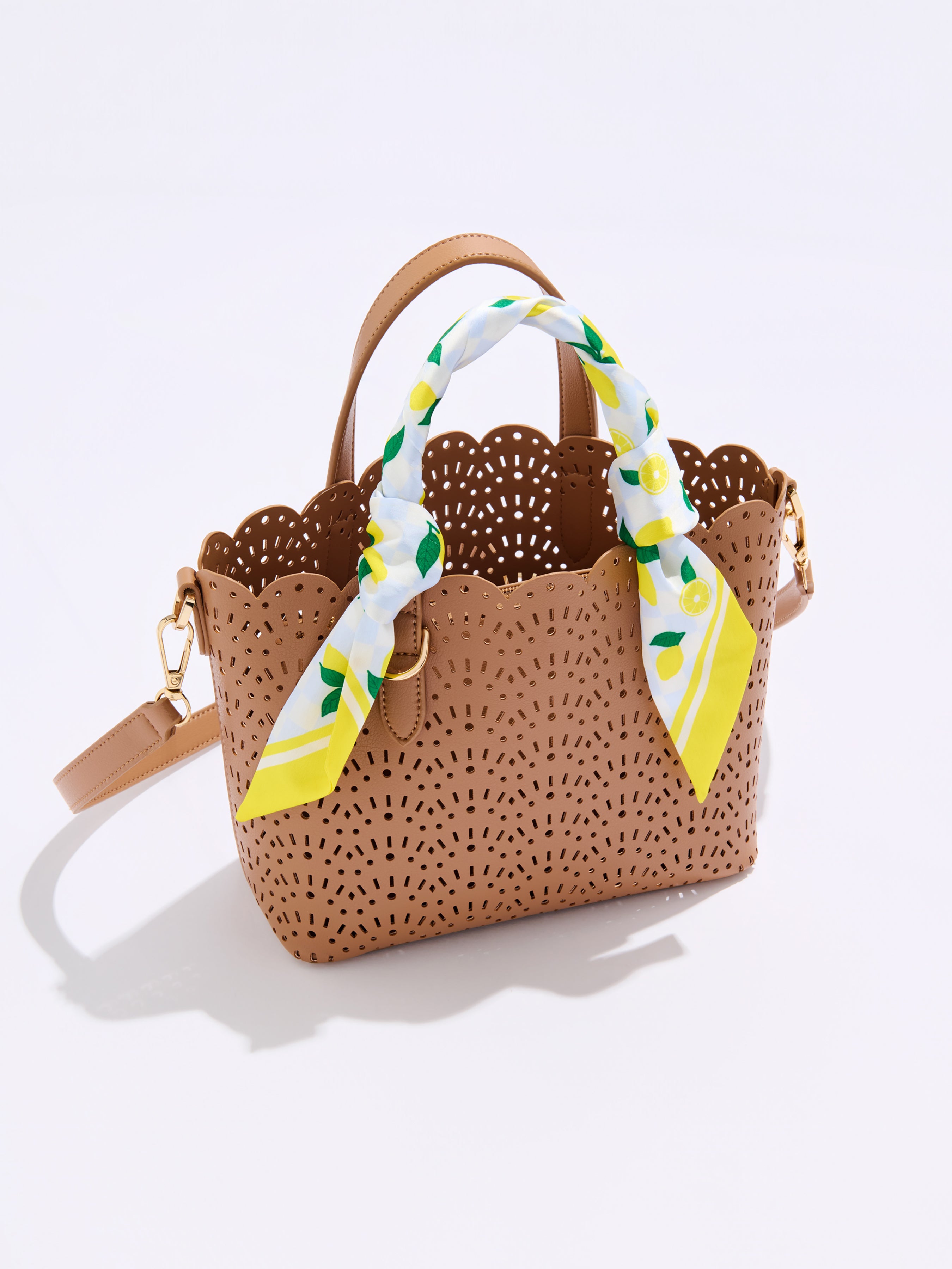 Shiraleah Lola Mini Tote TAN