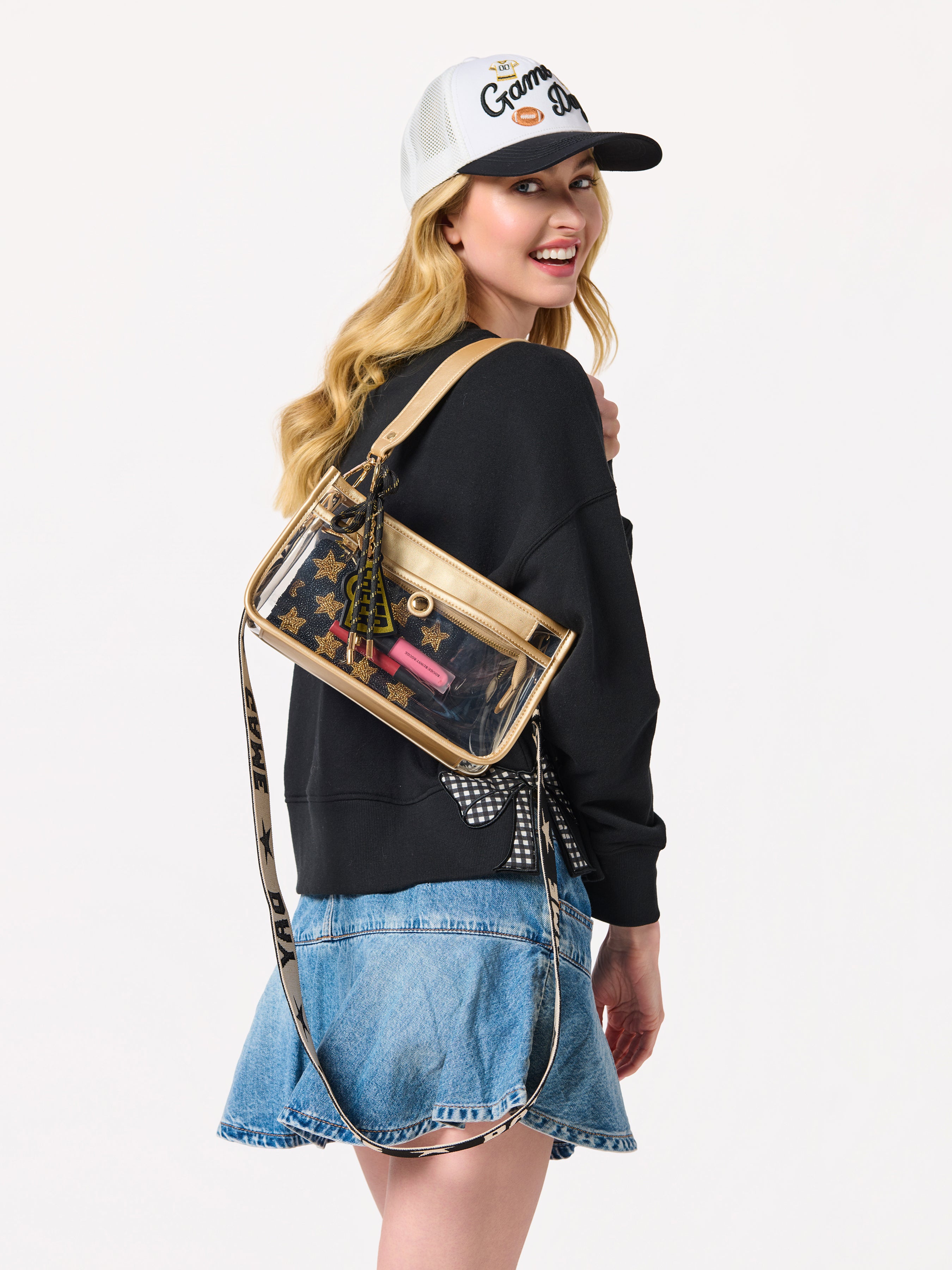 Shiraleah Spectator Shoulder Bag GOLD / OS