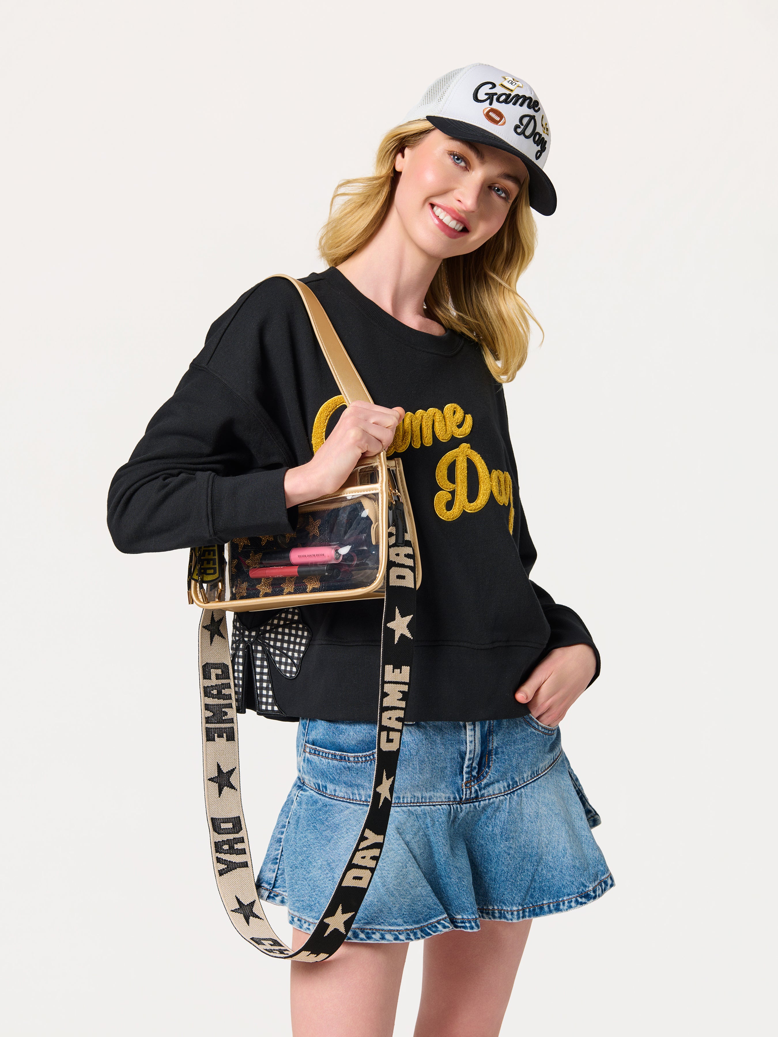 Shiraleah Spectator Shoulder Bag GOLD / OS