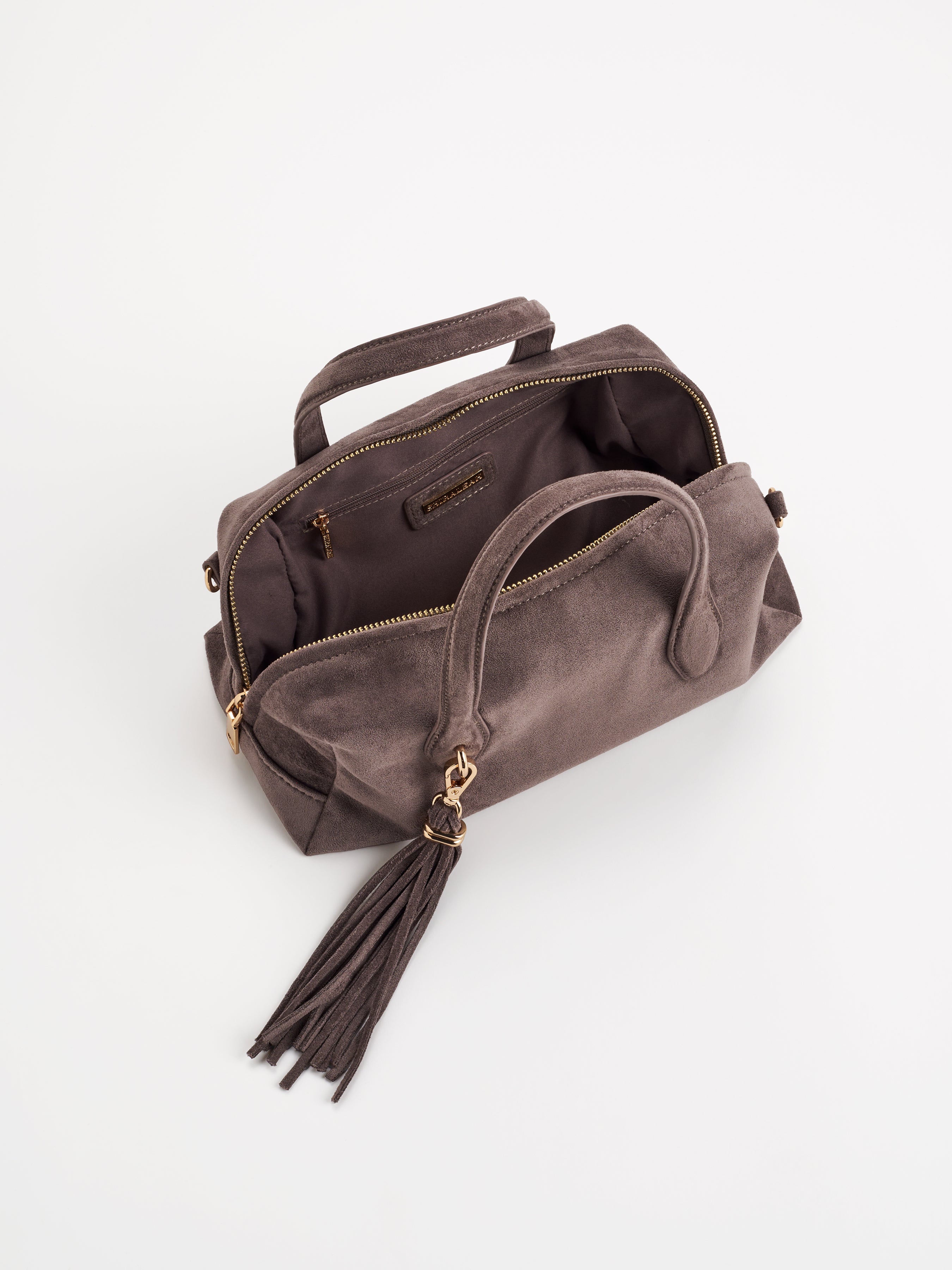 Shiraleah Kylie Mini Bowler Bag GREY / OS