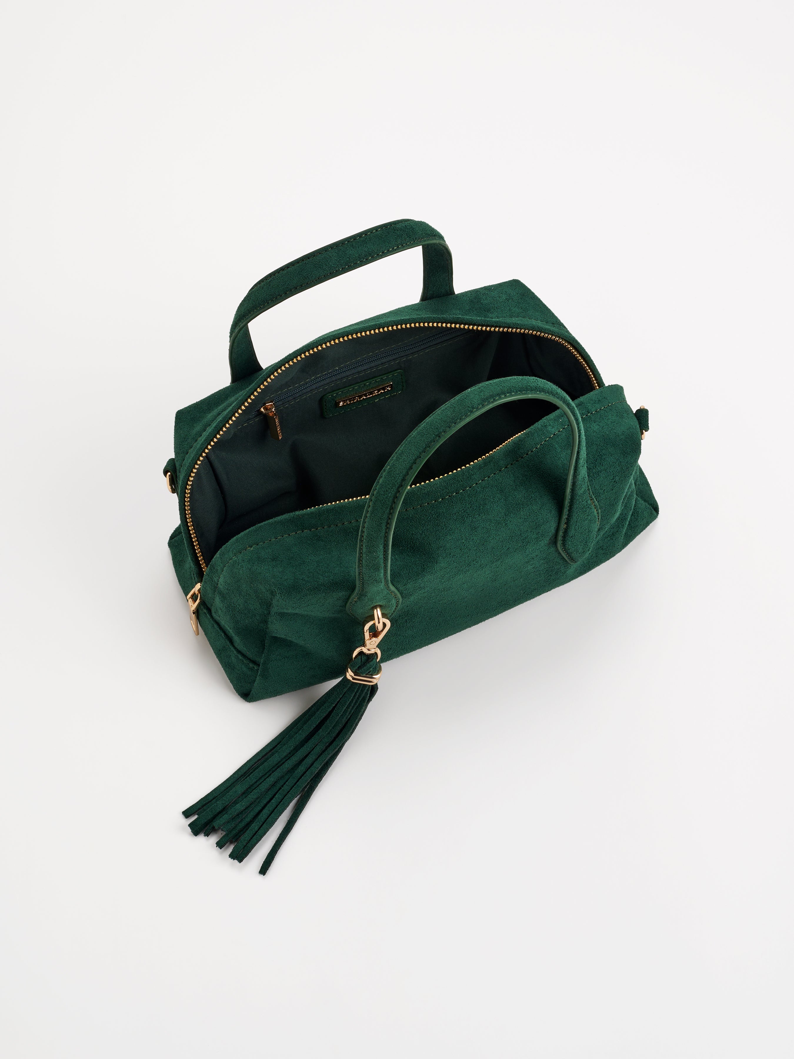 Shiraleah Kylie Mini Bowler Bag EMERALD / OS