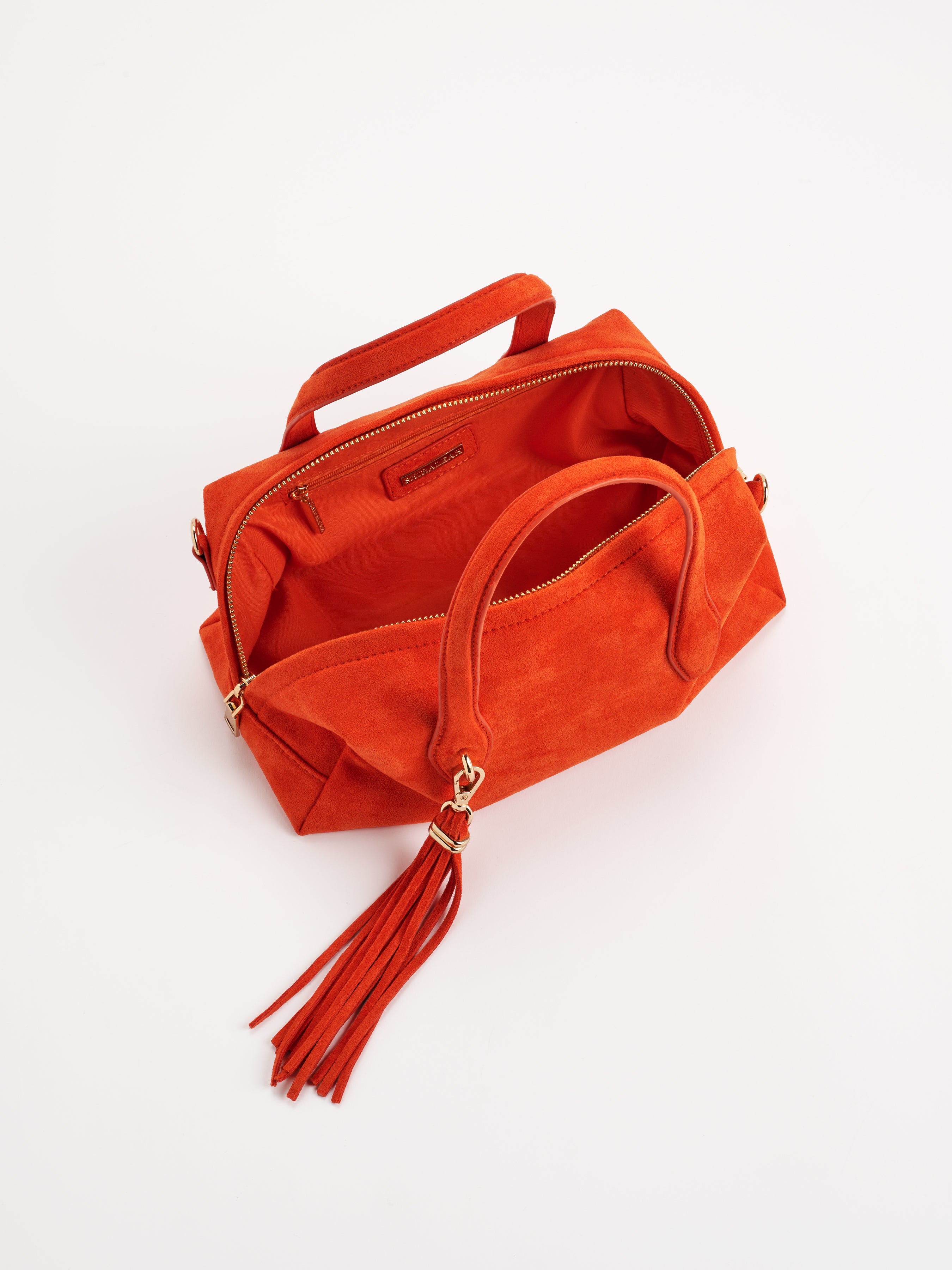 Shiraleah Kylie Mini Bowler Bag ORANGE / OS