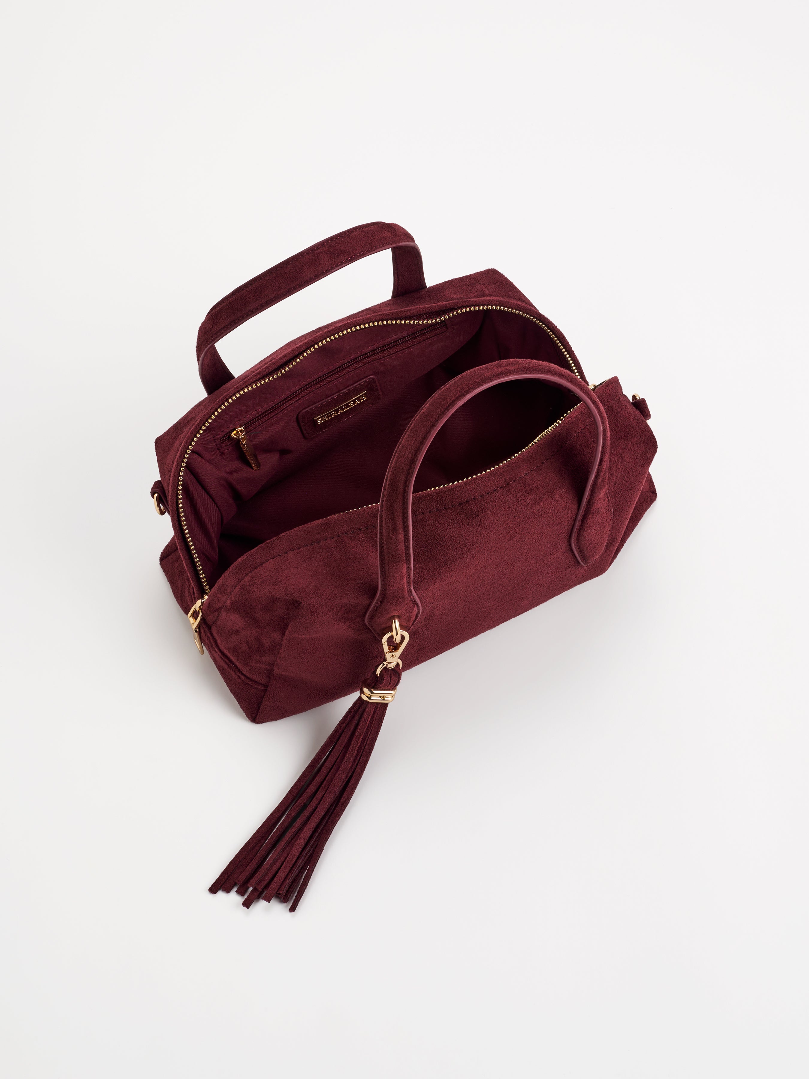Shiraleah Kylie Mini Bowler Bag WINE / OS
