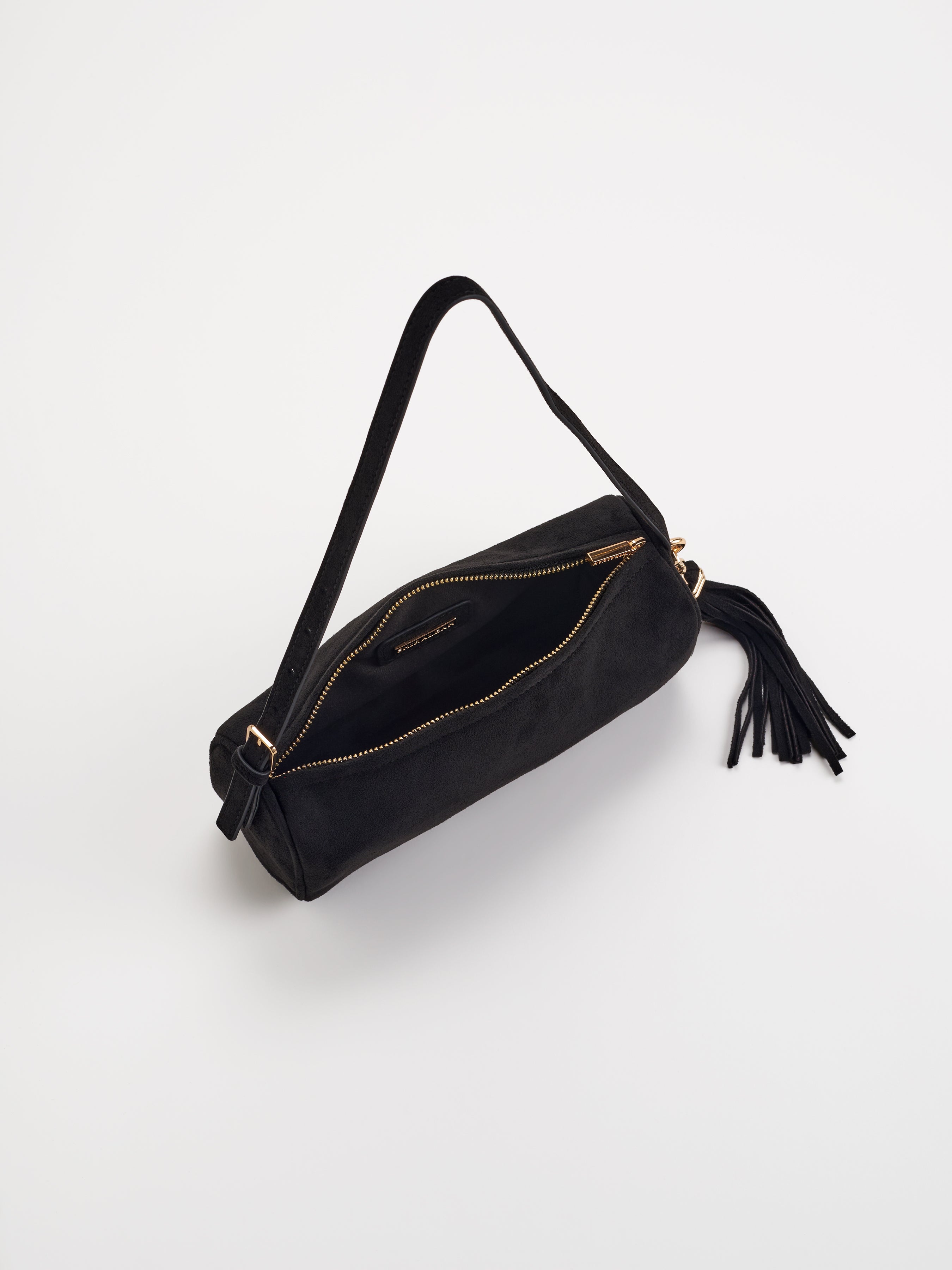 Shiraleah Kylie Barrel Shoulder Bag BLACK / OS