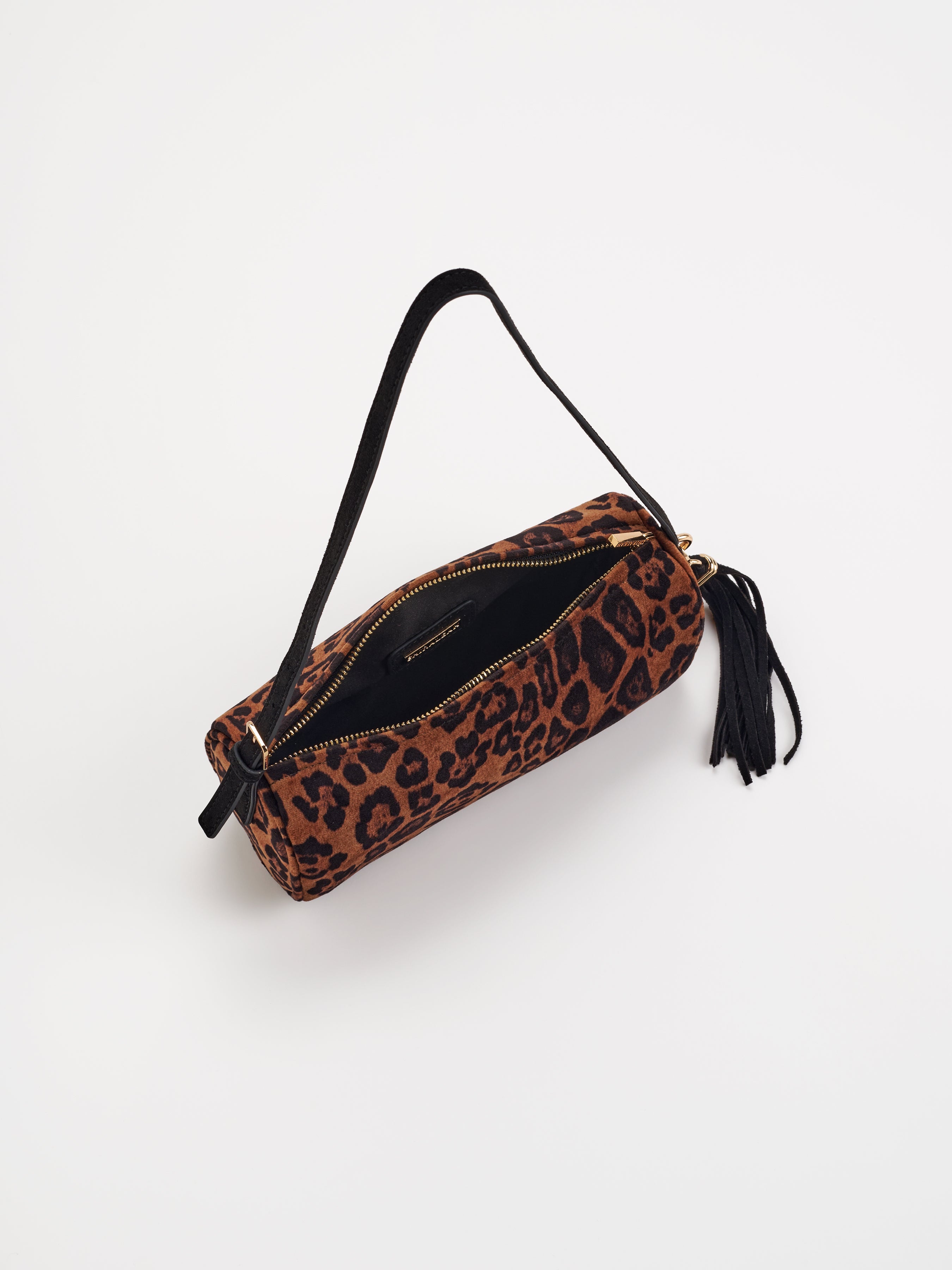 Shiraleah Kylie Barrel Shoulder Bag LEOPARD / OS