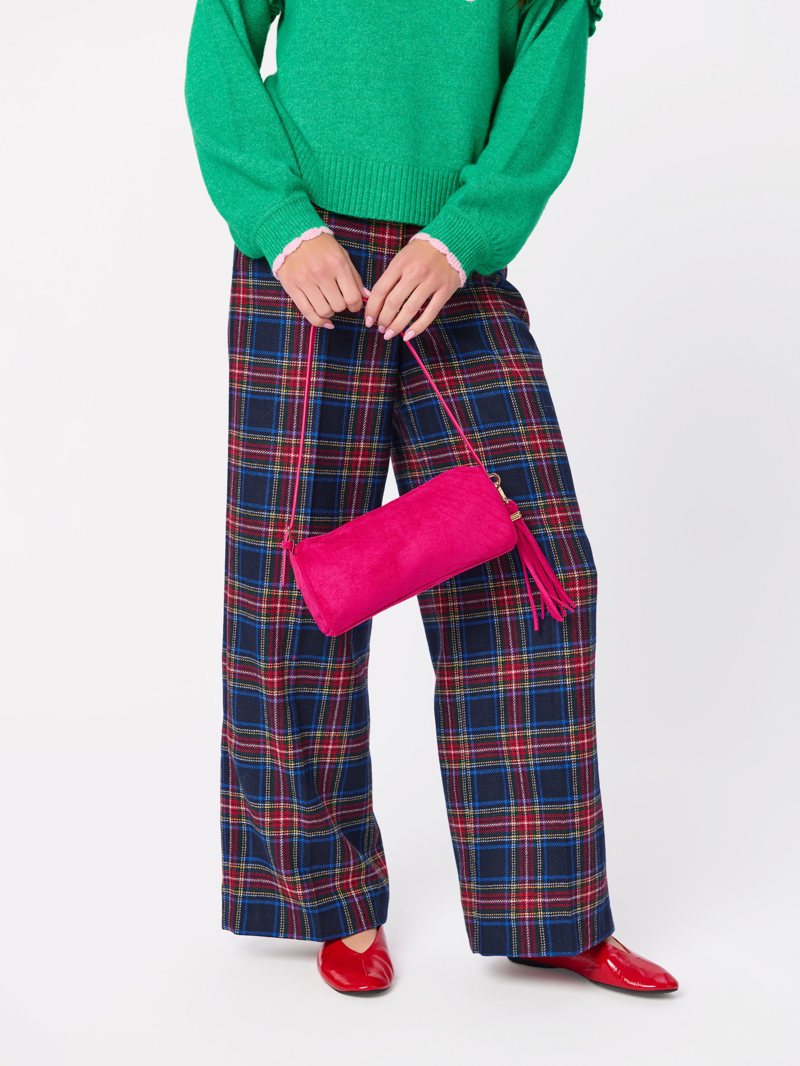 Shiraleah Kylie Barrel Shoulder Bag MAGENTA / OS