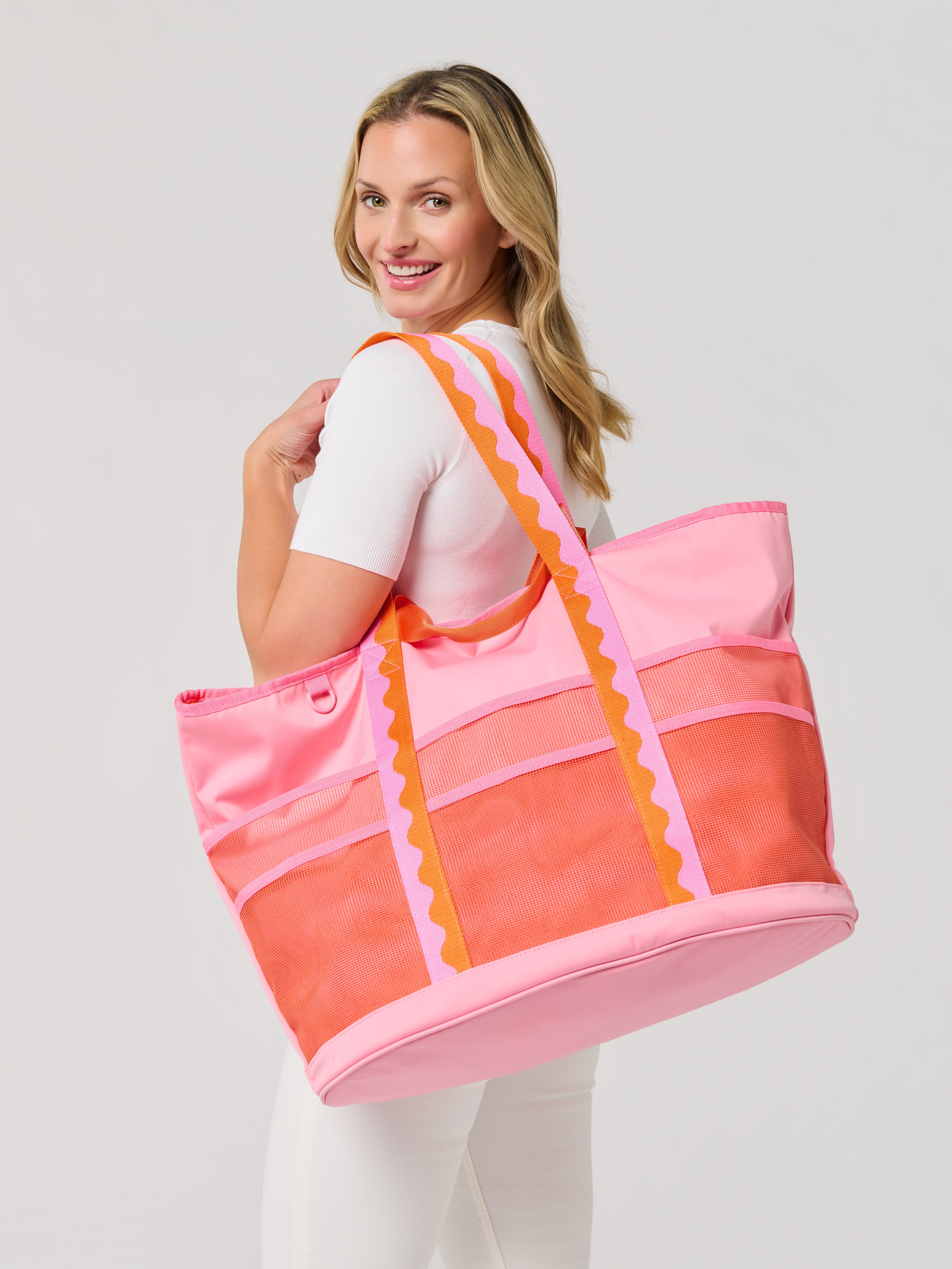 Shiraleah Camden Neoprene Tote PINK