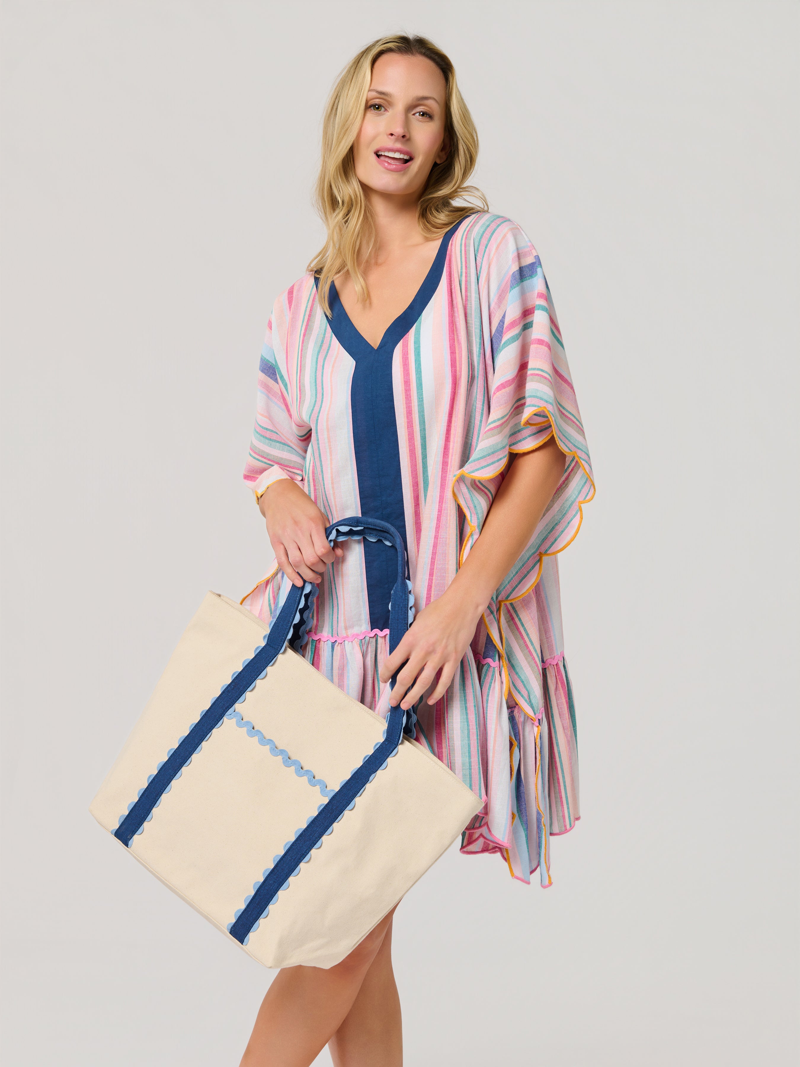 Shiraleah Poppy Tote BLUE