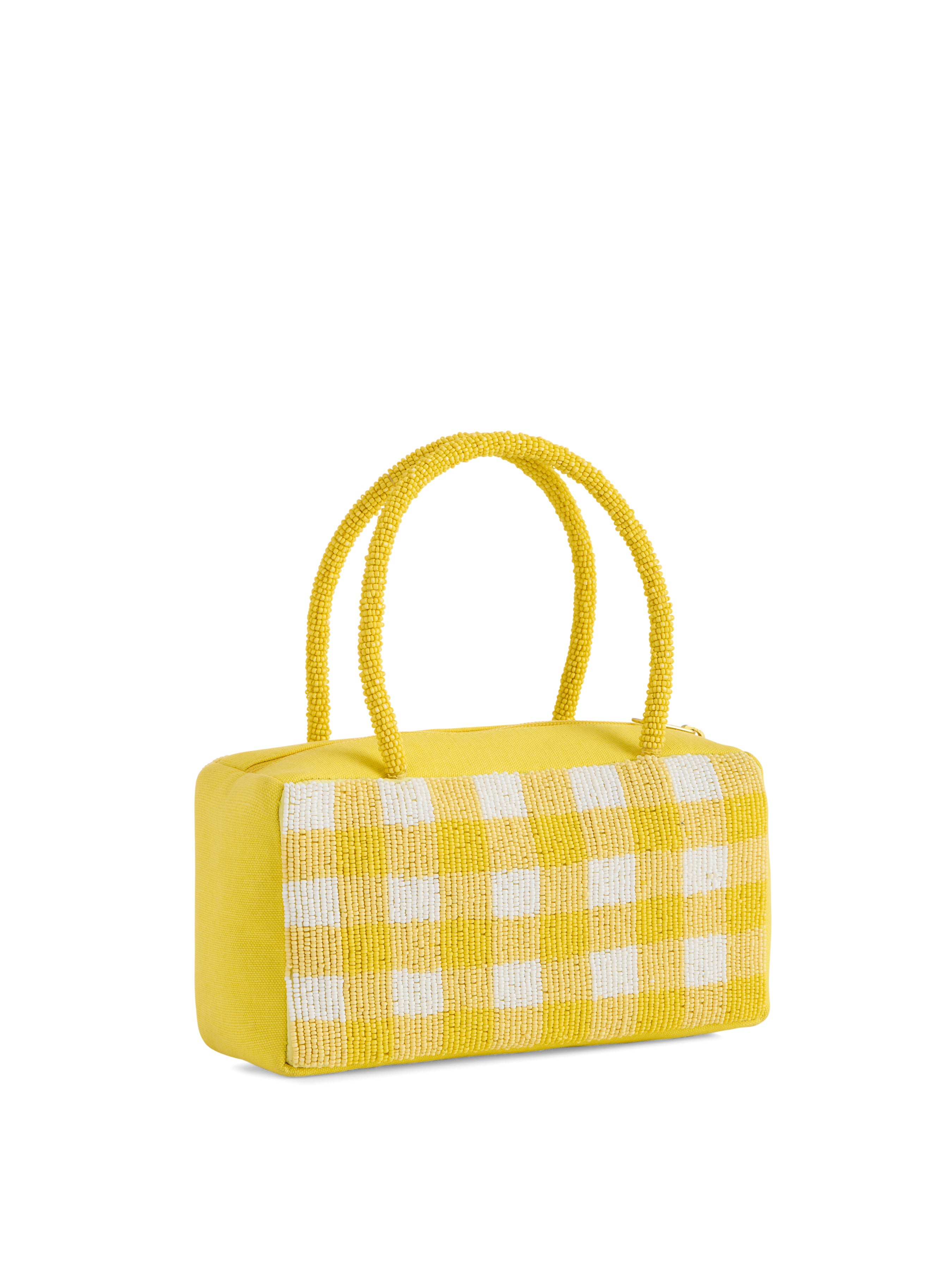 Shiraleah Beaded Lobster Mini Bag, Yellow