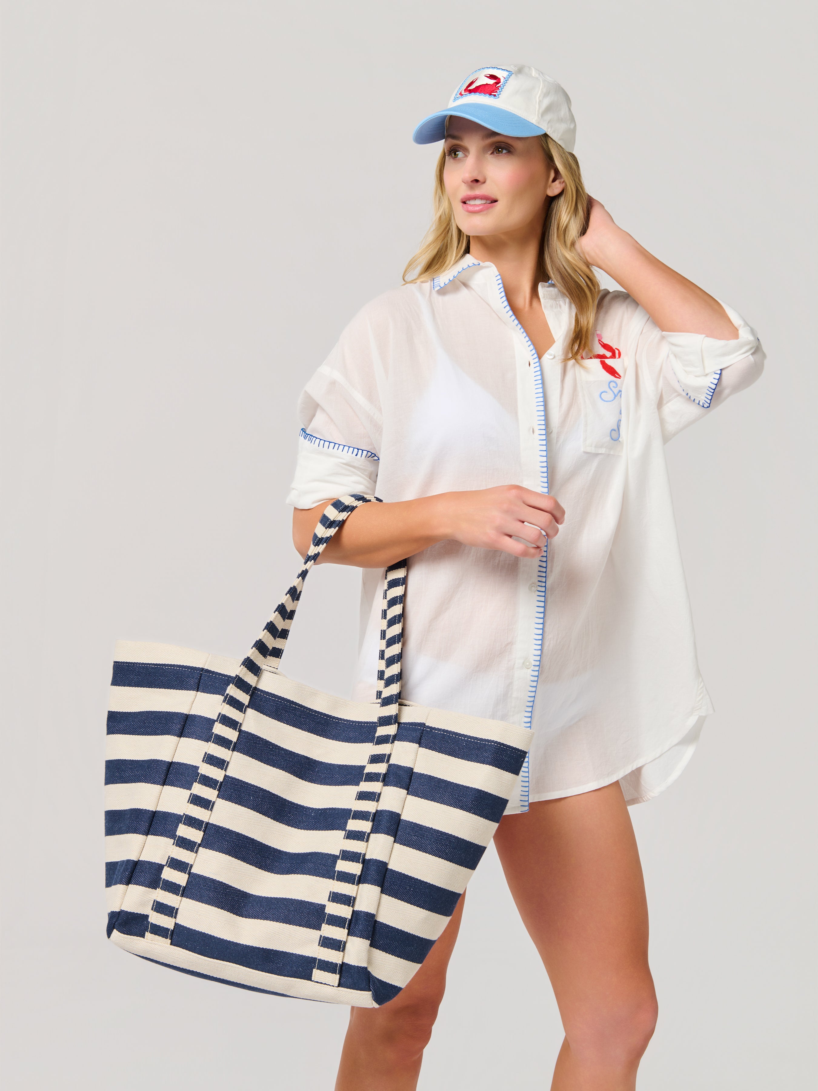 Shiraleah Sailor Tote, Navy