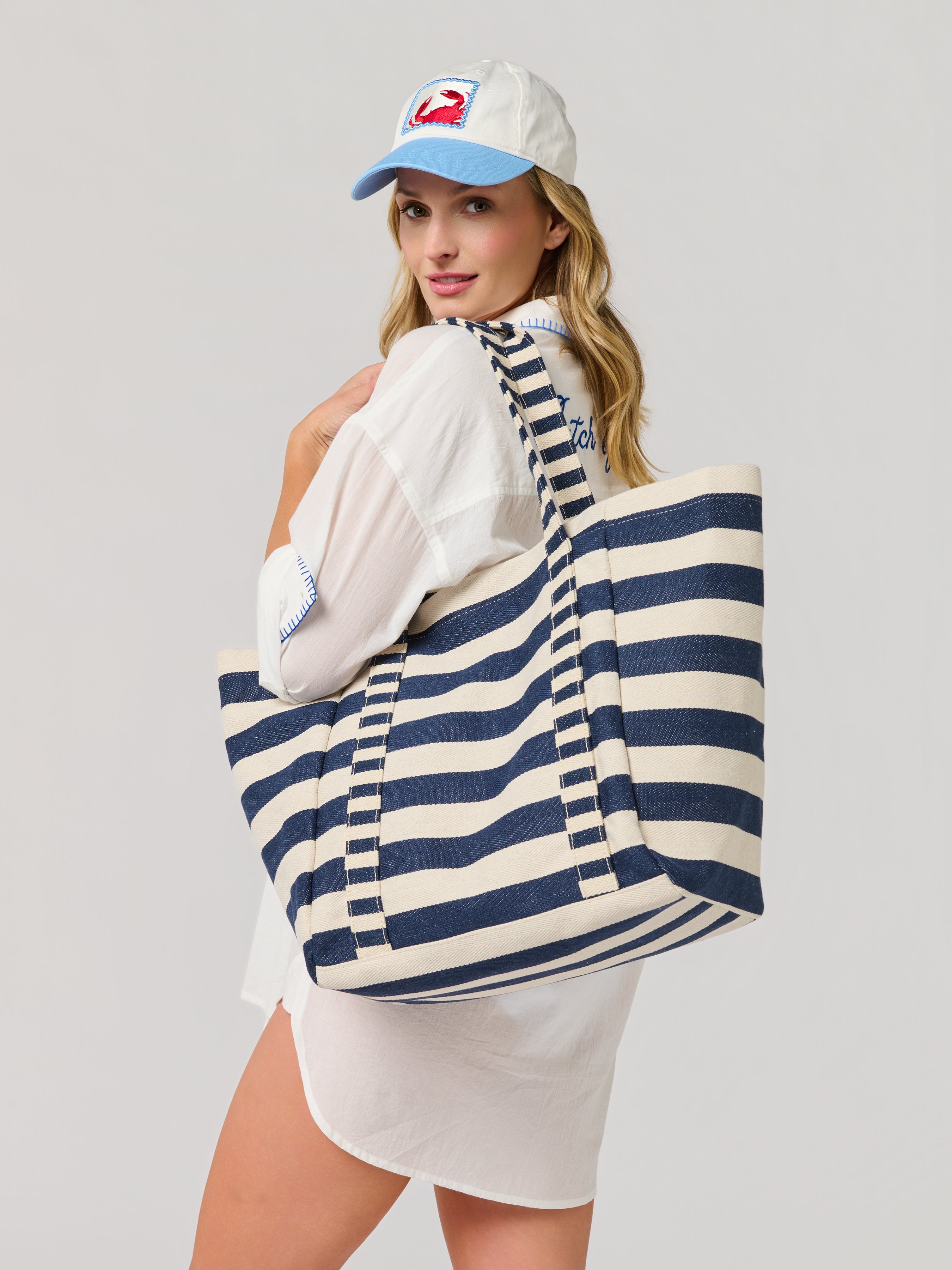 Shiraleah Sailor Tote, Navy