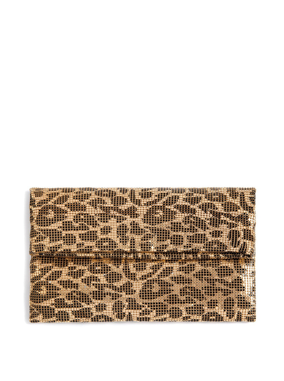 Shiraleah Ty Fold Clutch, Gold