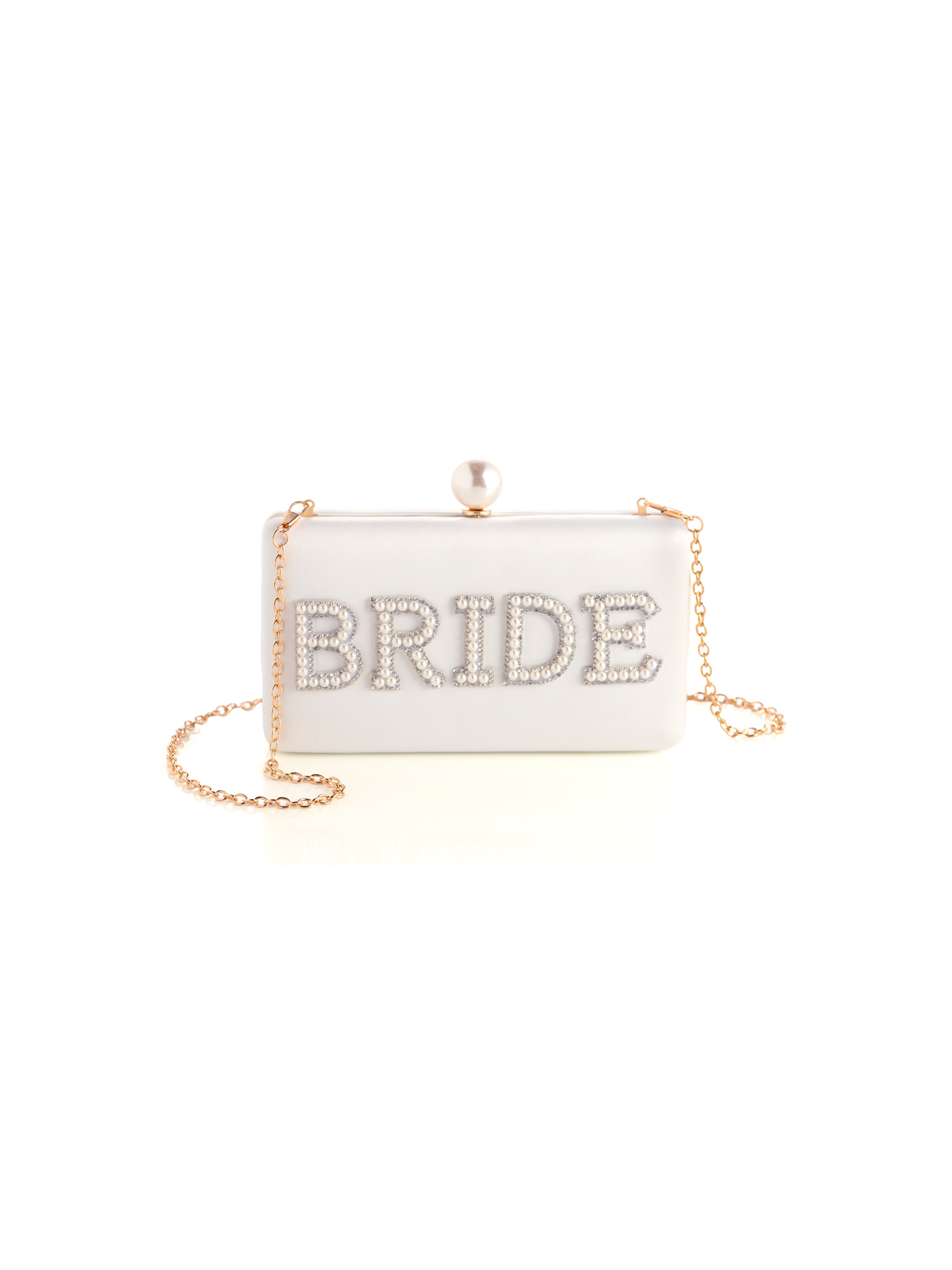 Shiraleah "Bride" Pearl Minaudiere, Ivory