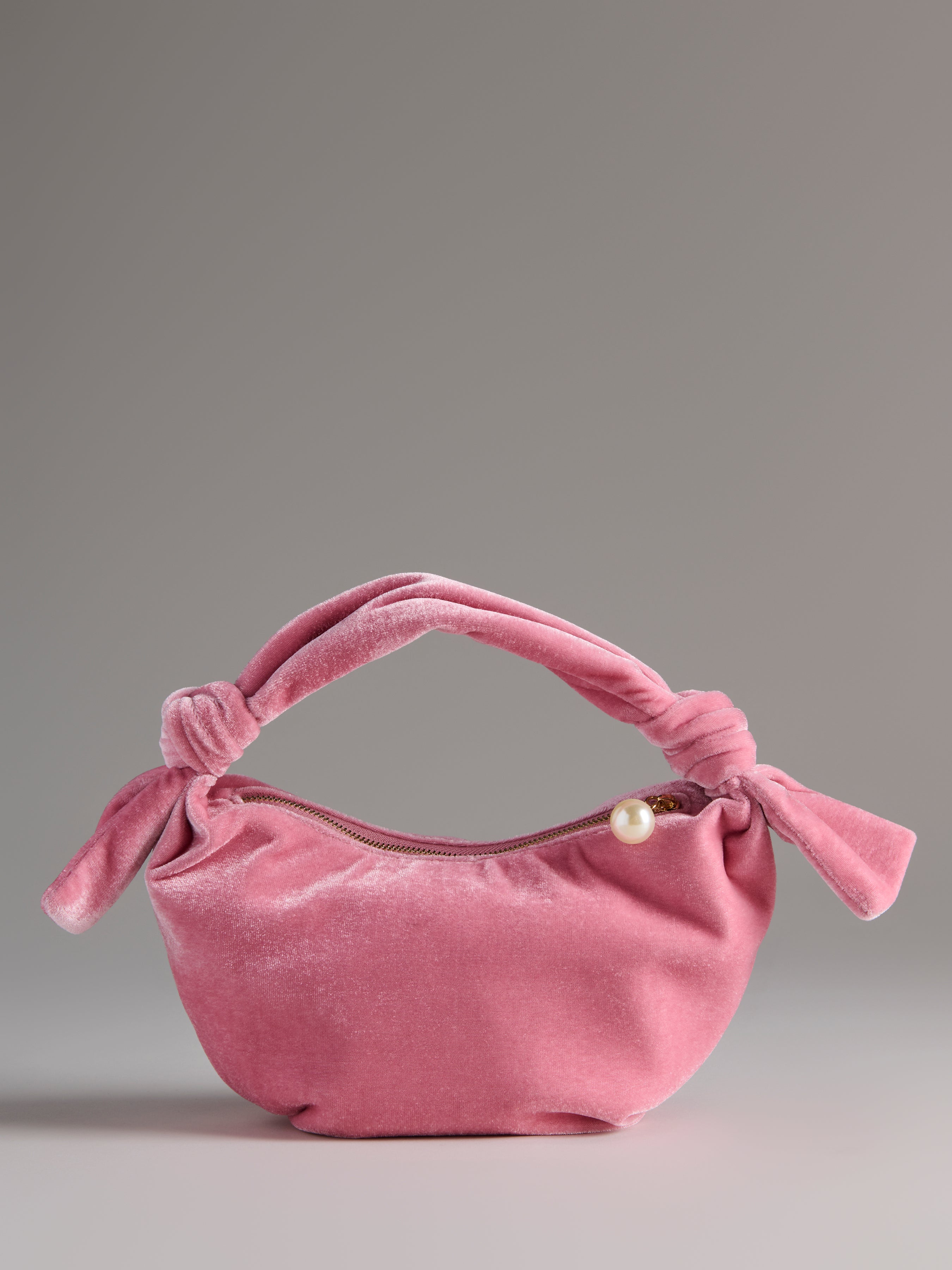 Shiraleah Becca Knotted Top Handle Bag ROSE