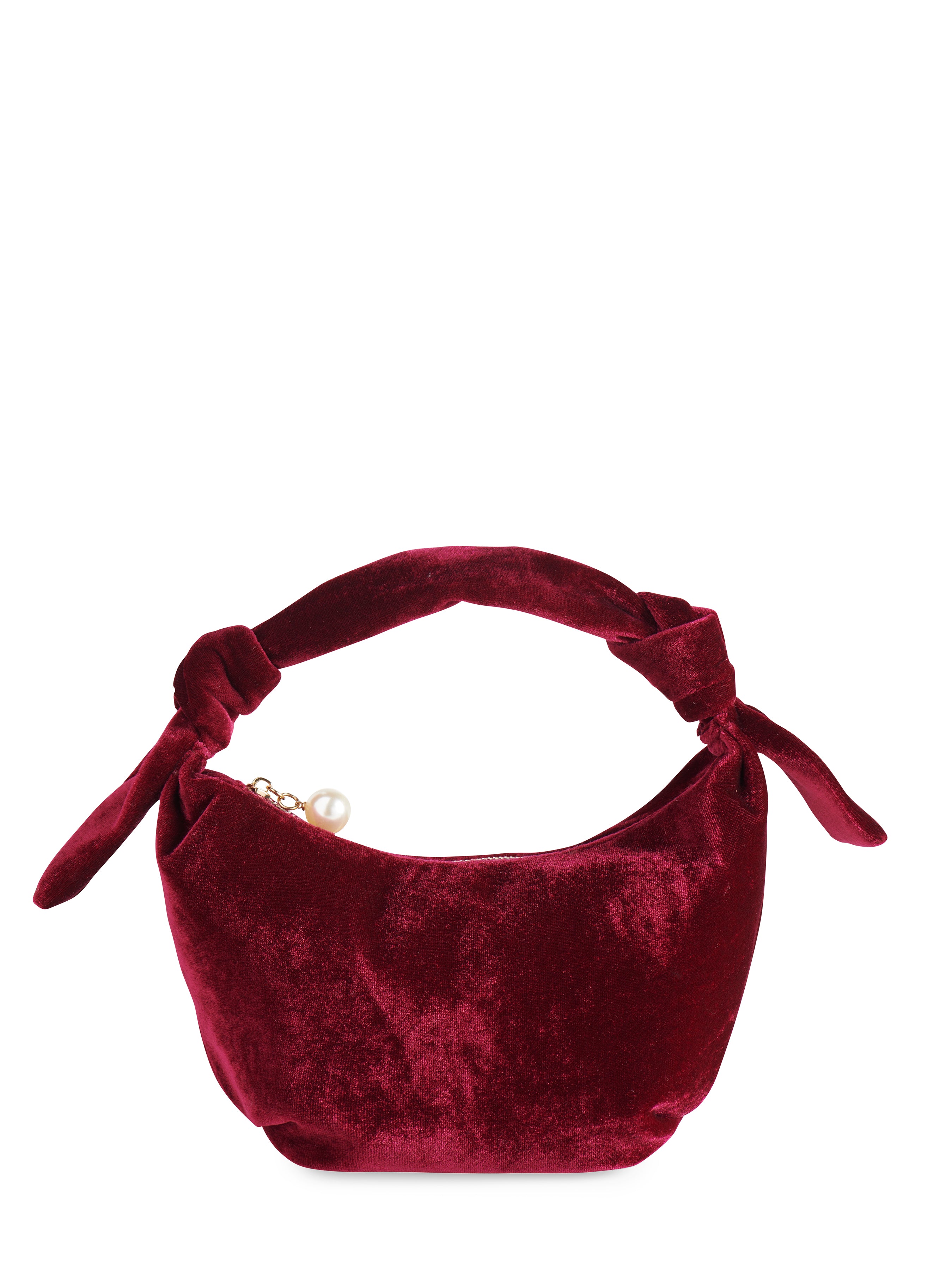 Shiraleah Becca Knotted Top Handle Bag WINE