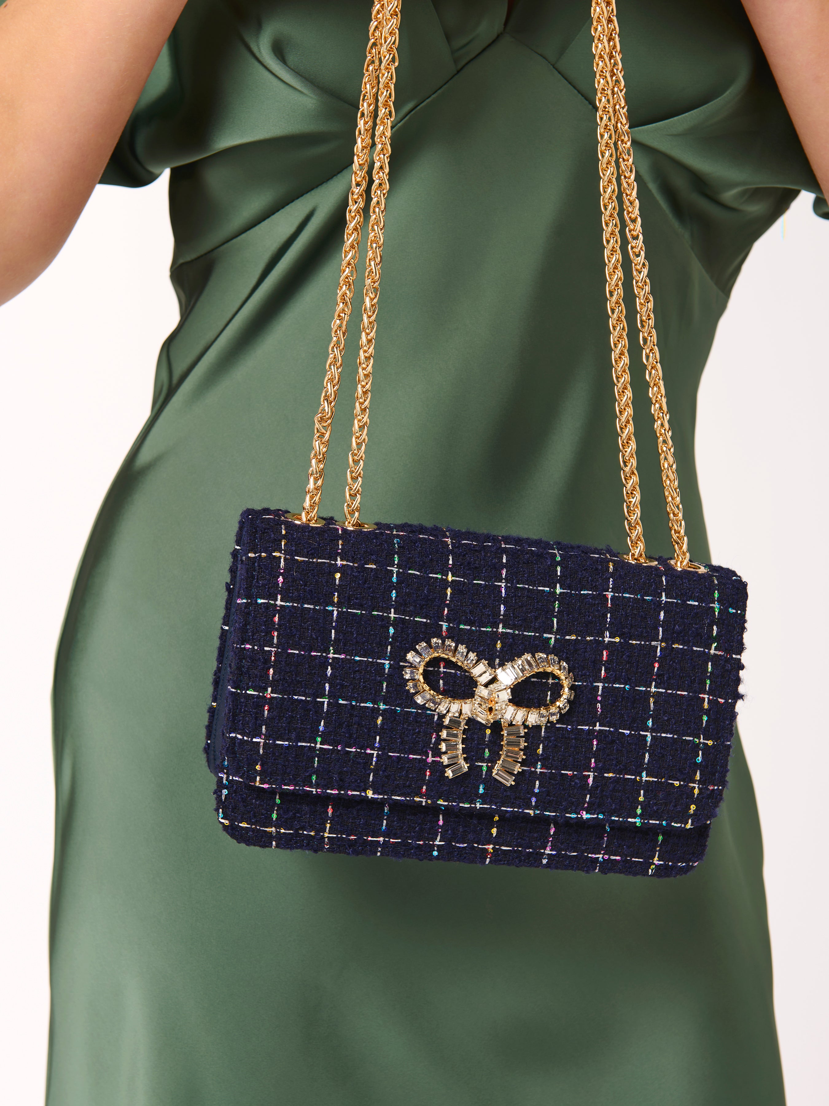 Shiraleah Roa Shoulder Bag NAVY