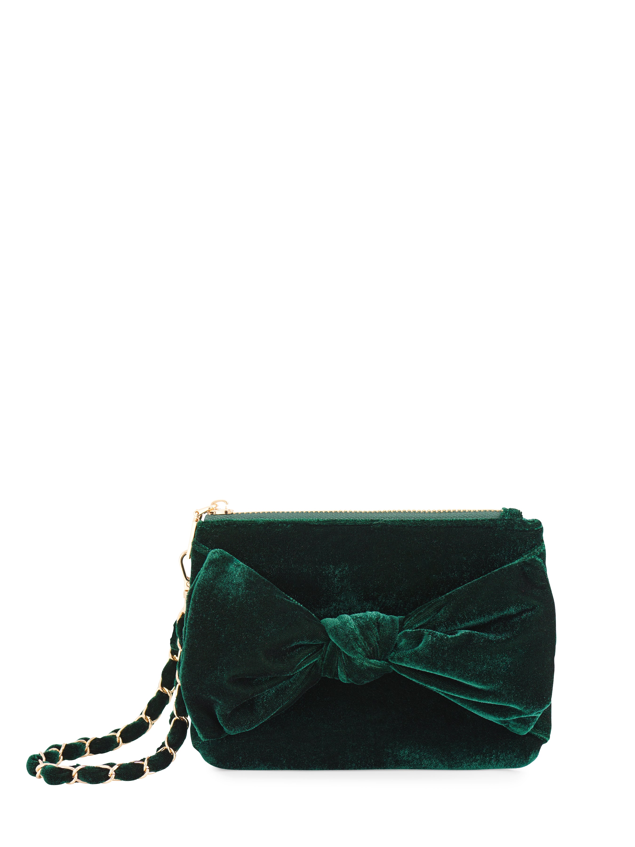 Shiraleah Bea Bow Wristlet EMERALD