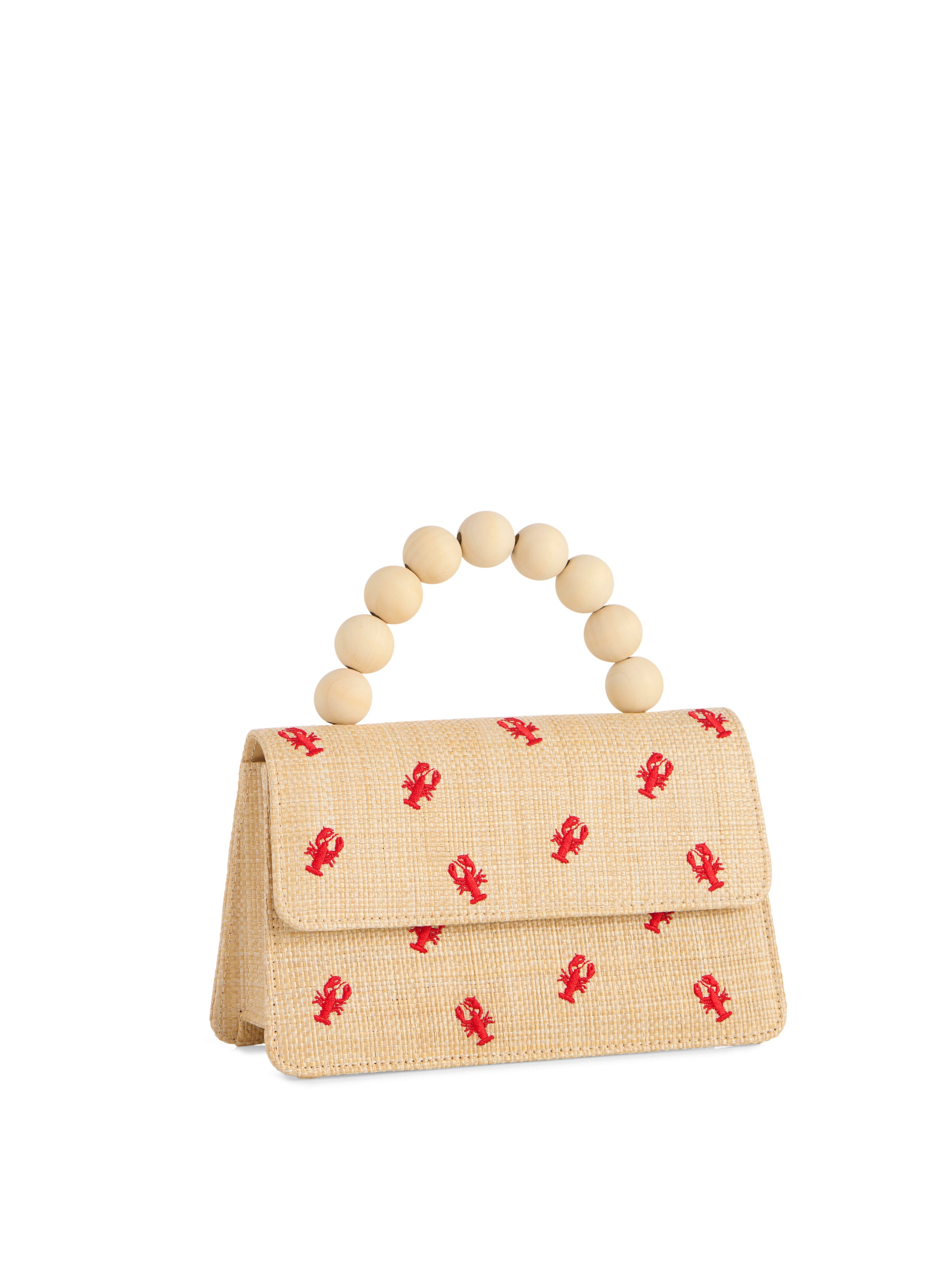 Shiraleah Lobster Mini Bag, Natural