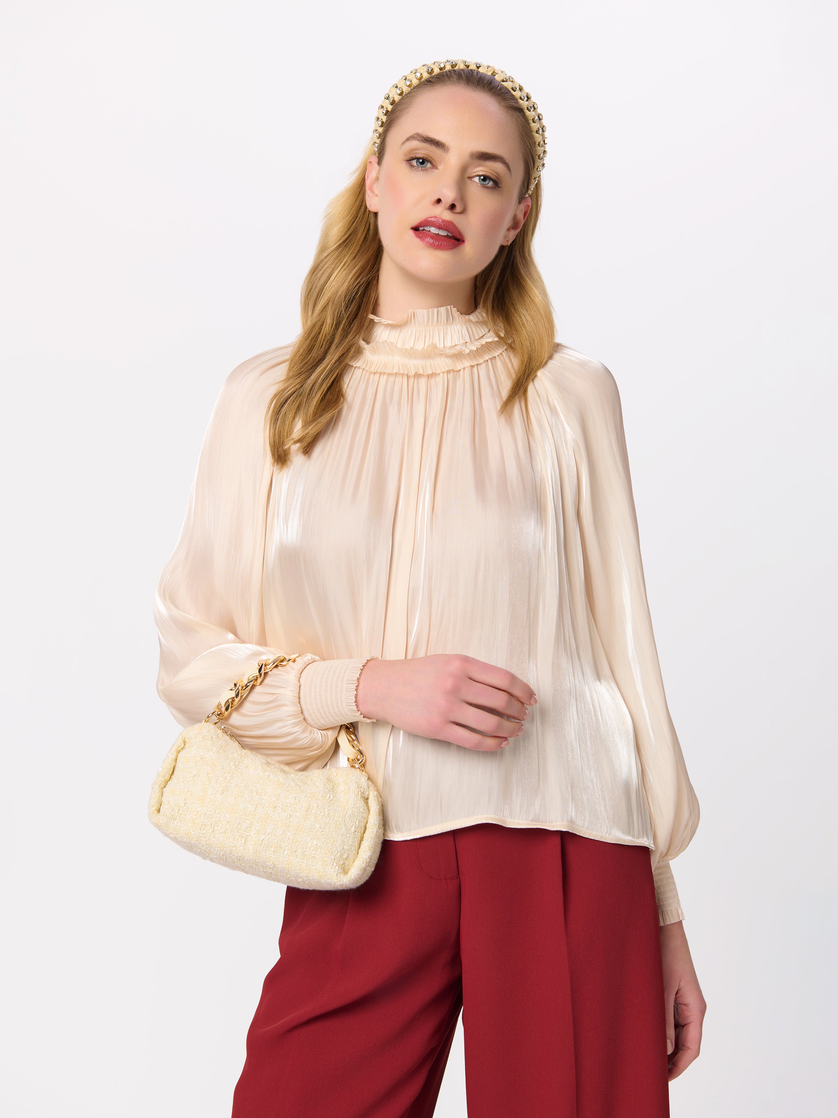 Shiraleah Juniper Top Handle Bag IVORY / OS