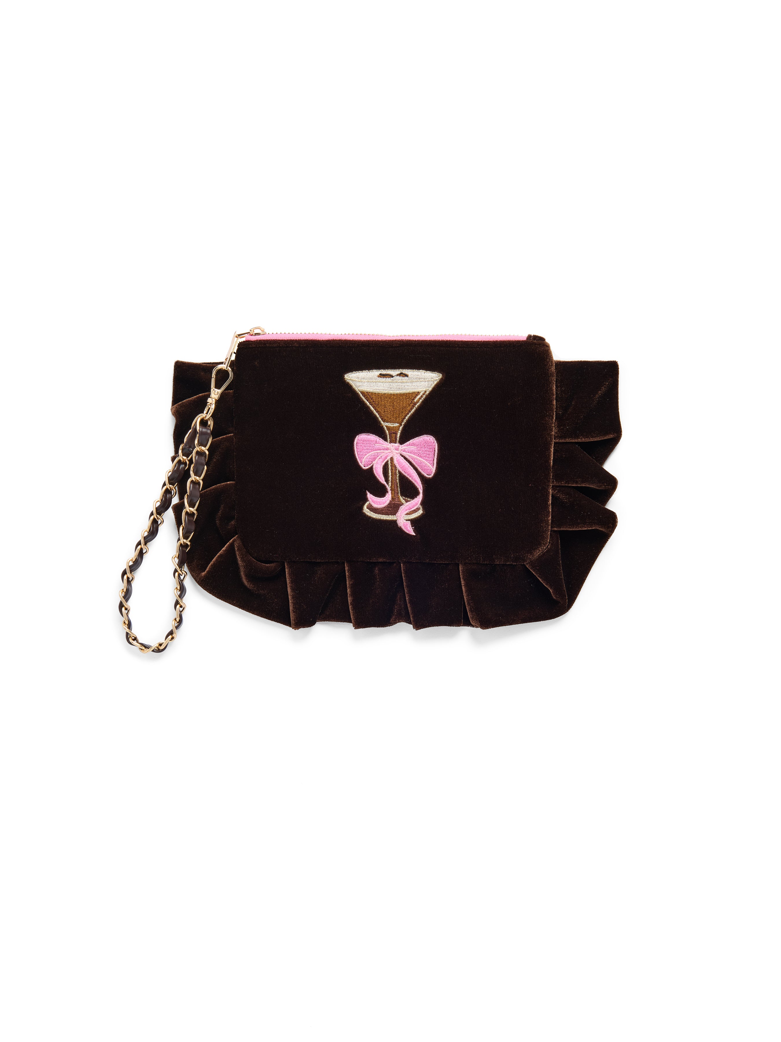 Shiraleah Espresso Martini Wristlet, Chocolate