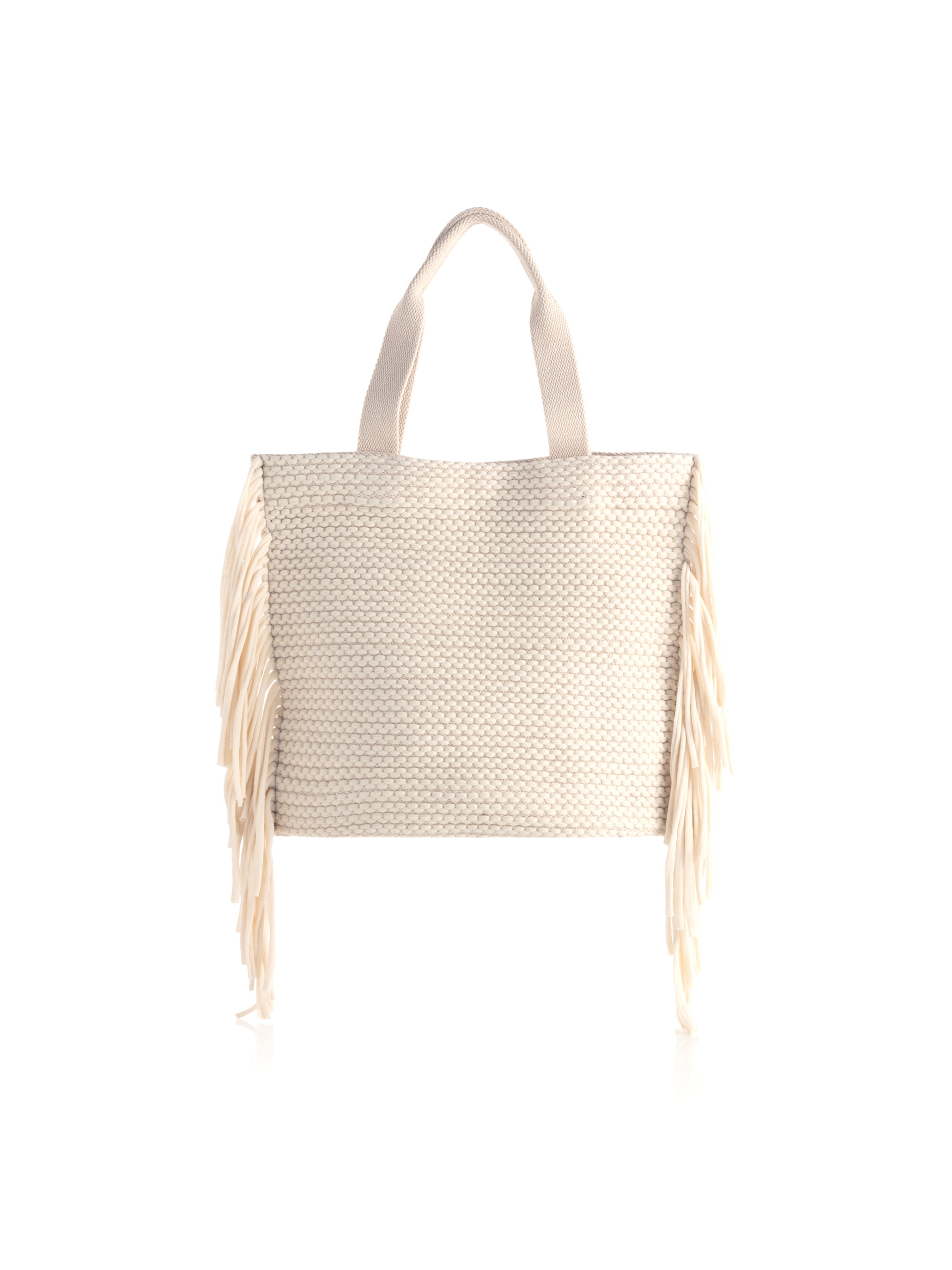 Shiraleah Mavis Tote, Ivory