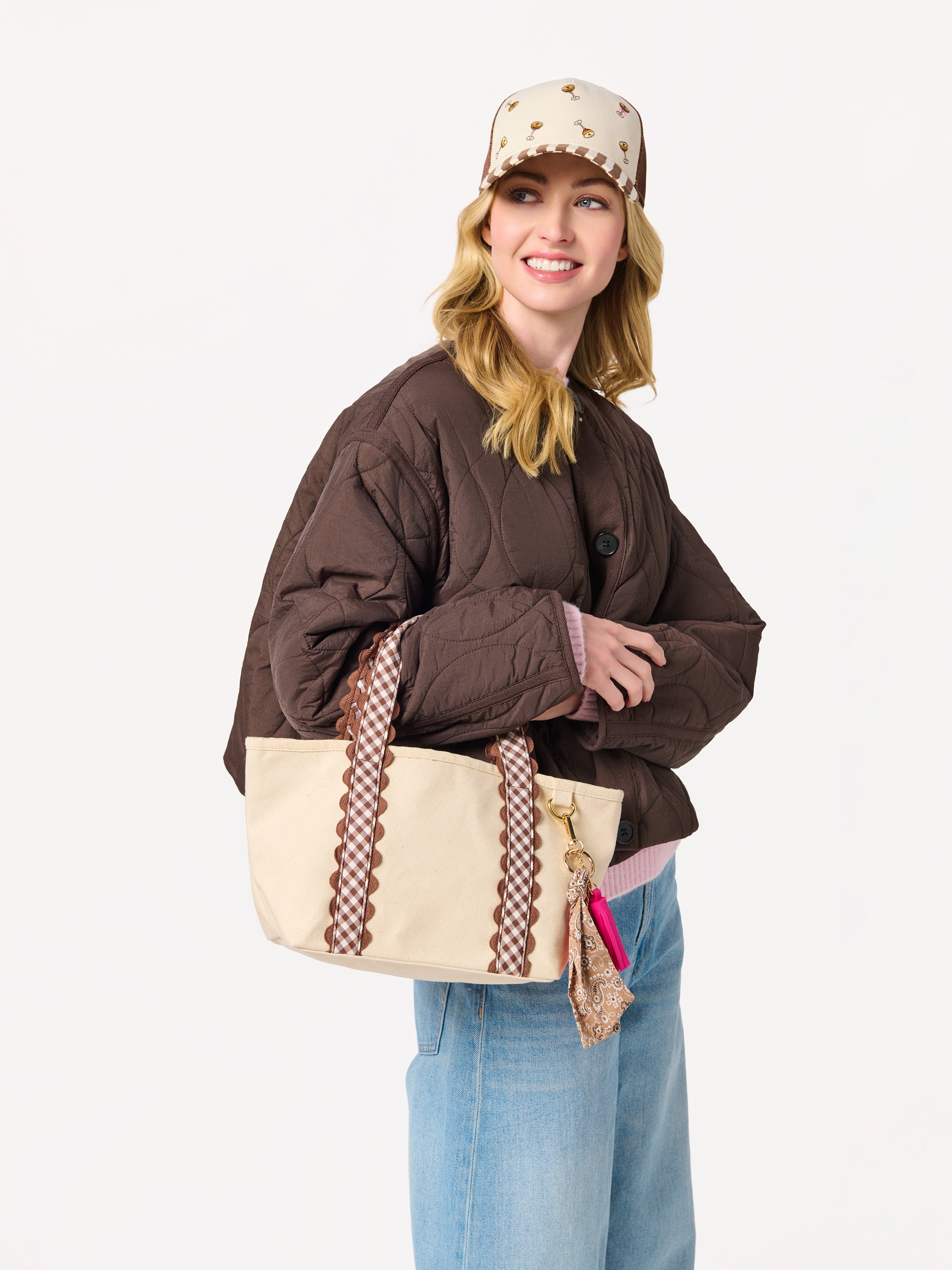 Shiraleah Darling Mini Tote BROWN / OS