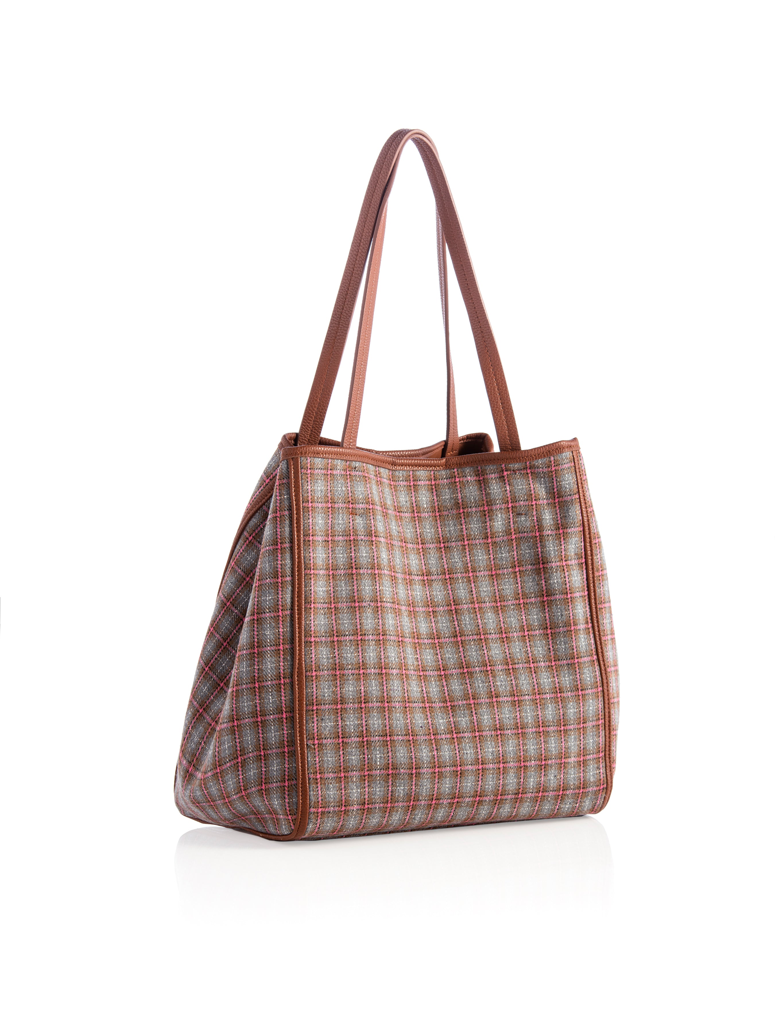 Shiraleah Vale Plaid Tote, Multi