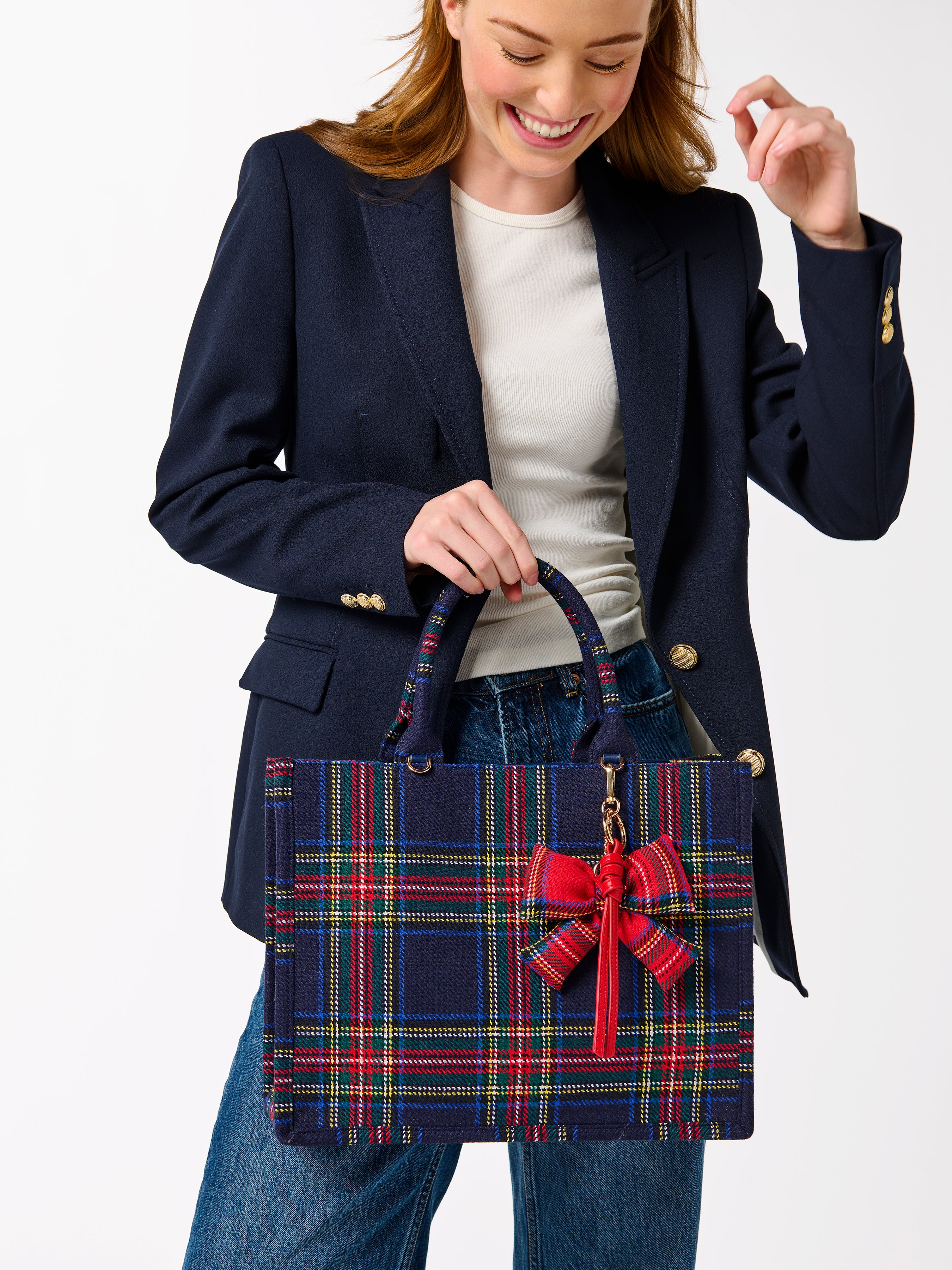 Shiraleah Scottie Tote NAVY