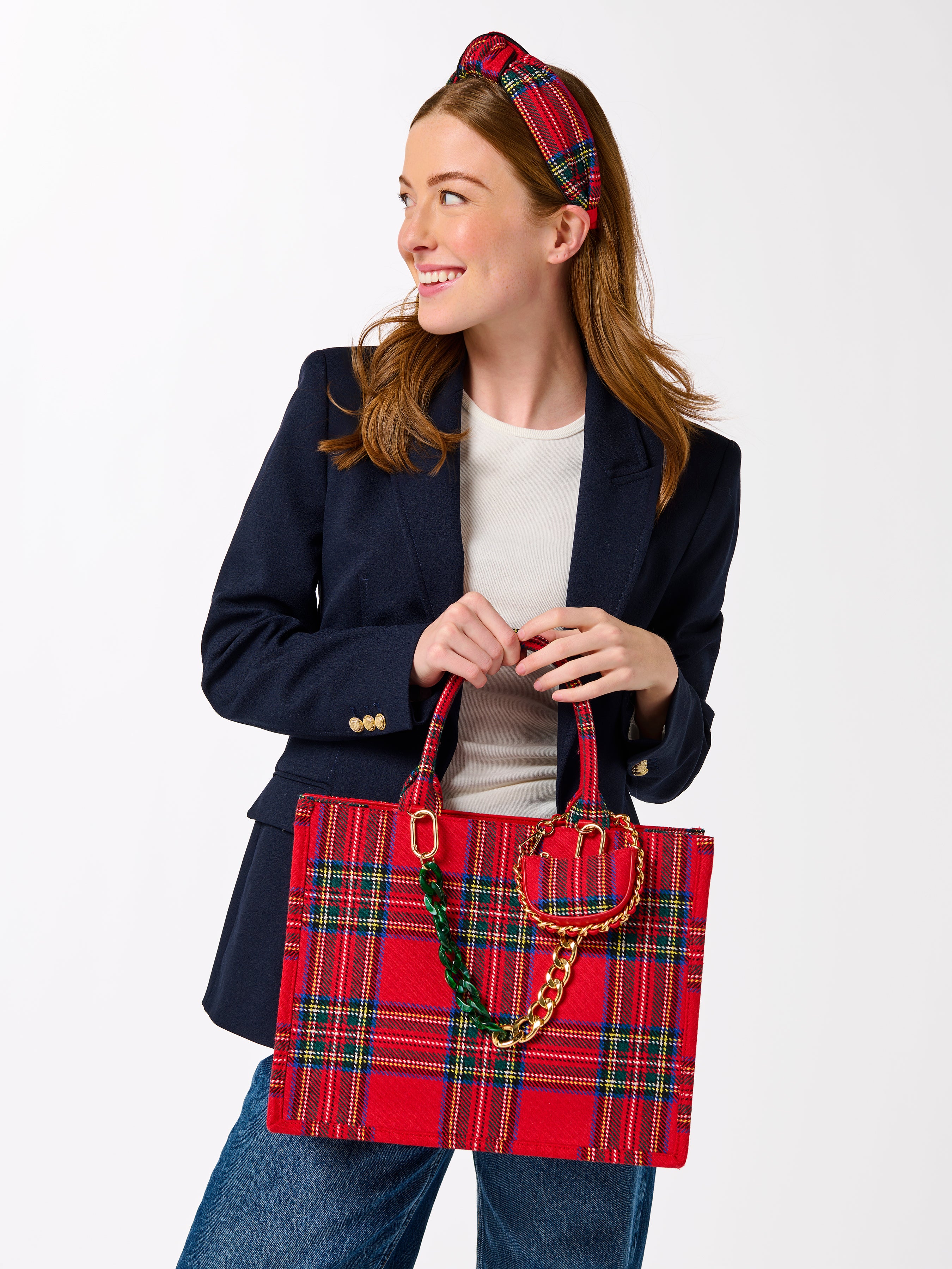 Shiraleah Scottie Tote RED