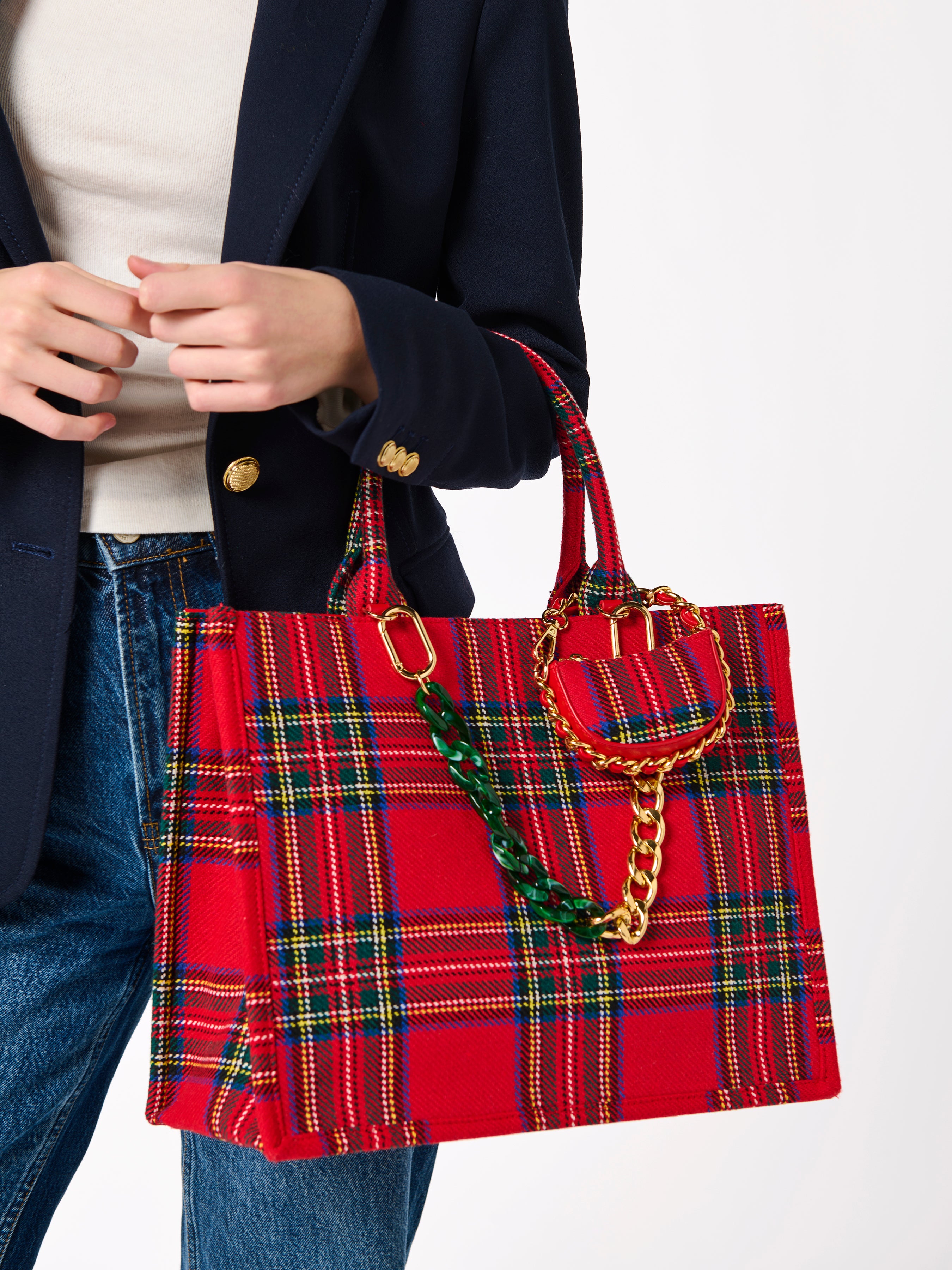 Shiraleah Scottie Tote RED