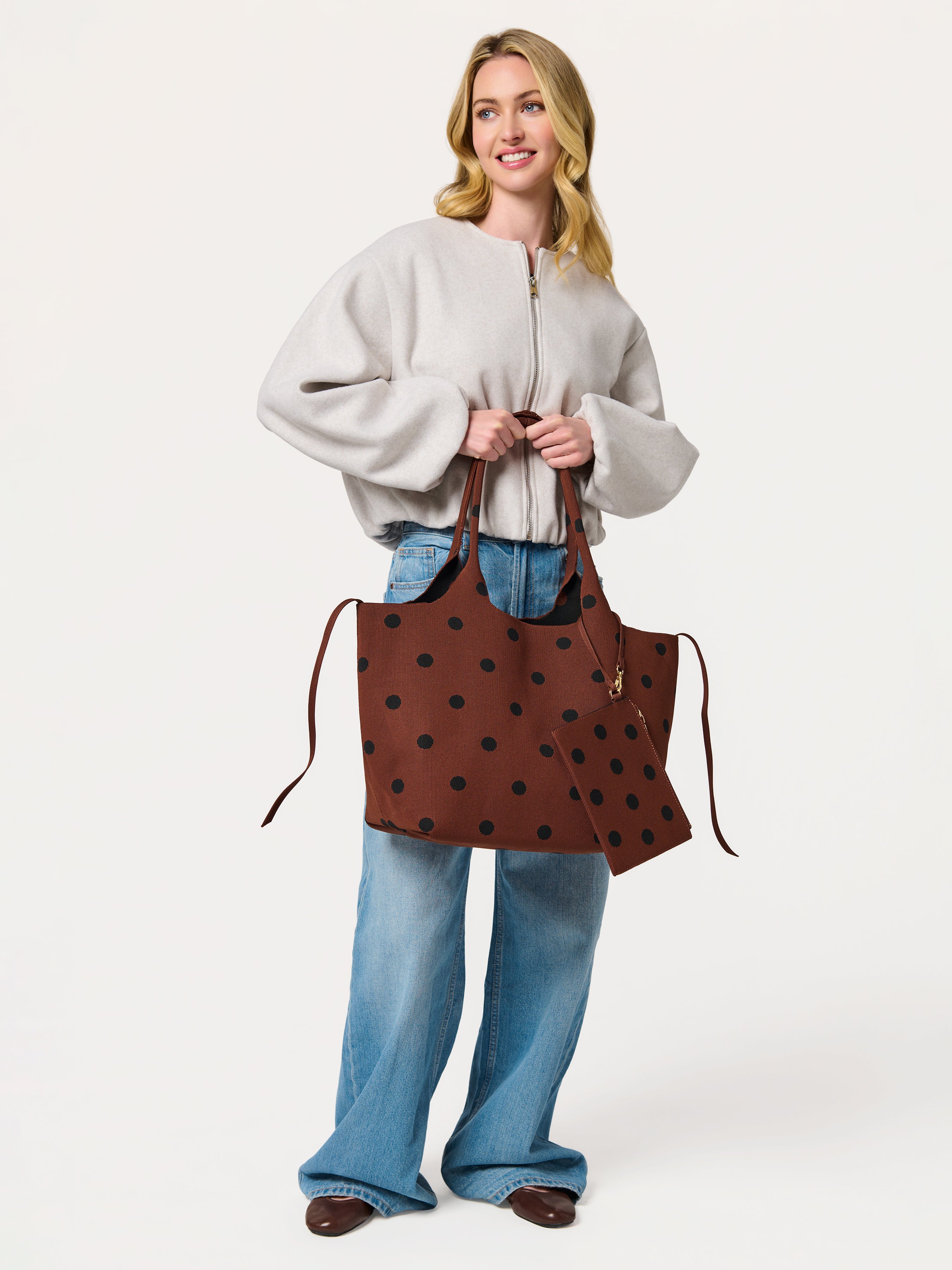 Shiraleah Robbie Tote CHOCOLATE