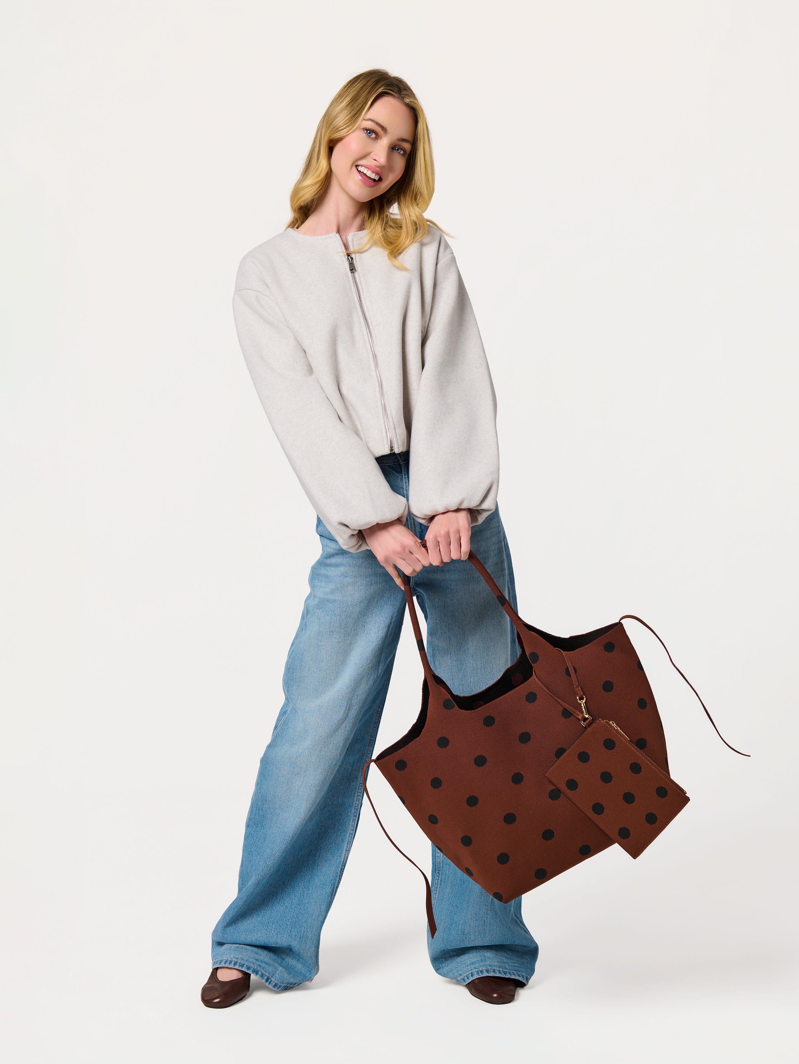 Shiraleah Robbie Tote CHOCOLATE