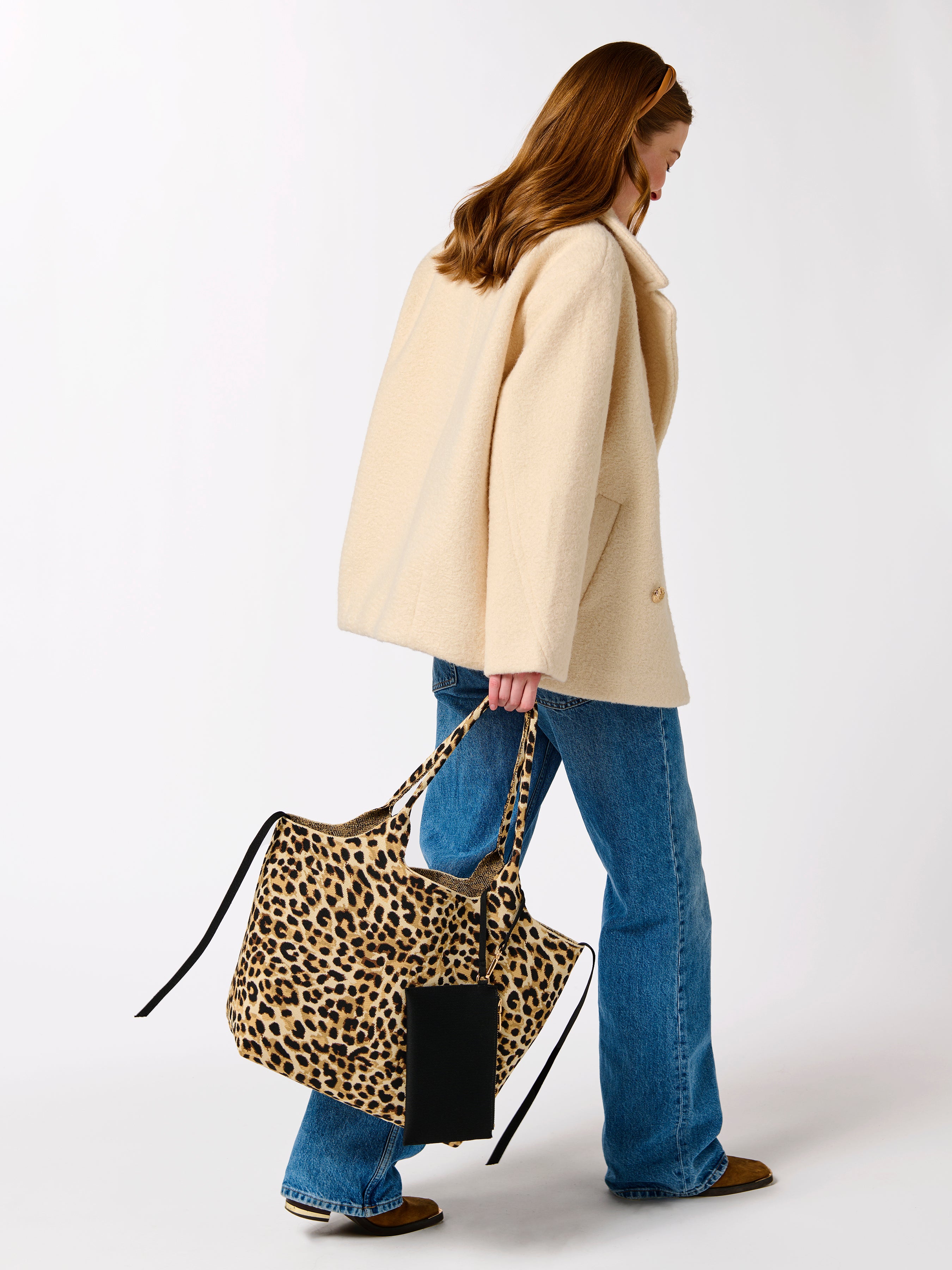 Shiraleah Robbie Tote LEOPARD