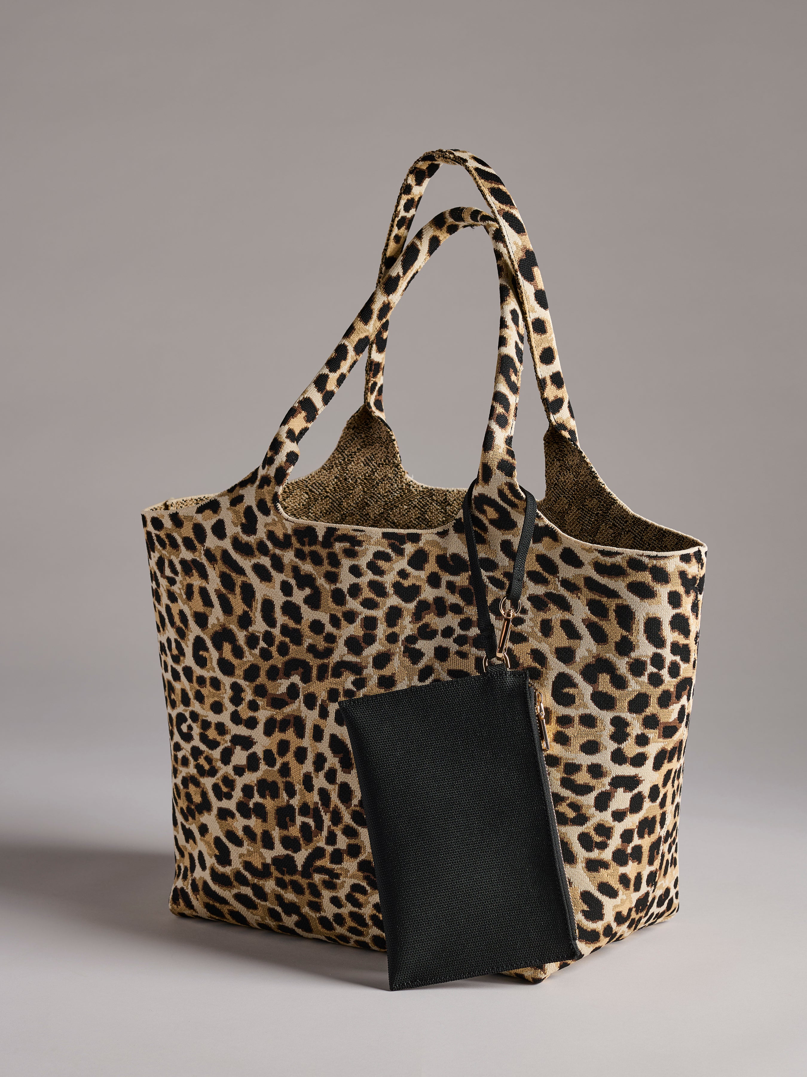 Shiraleah Robbie Tote LEOPARD