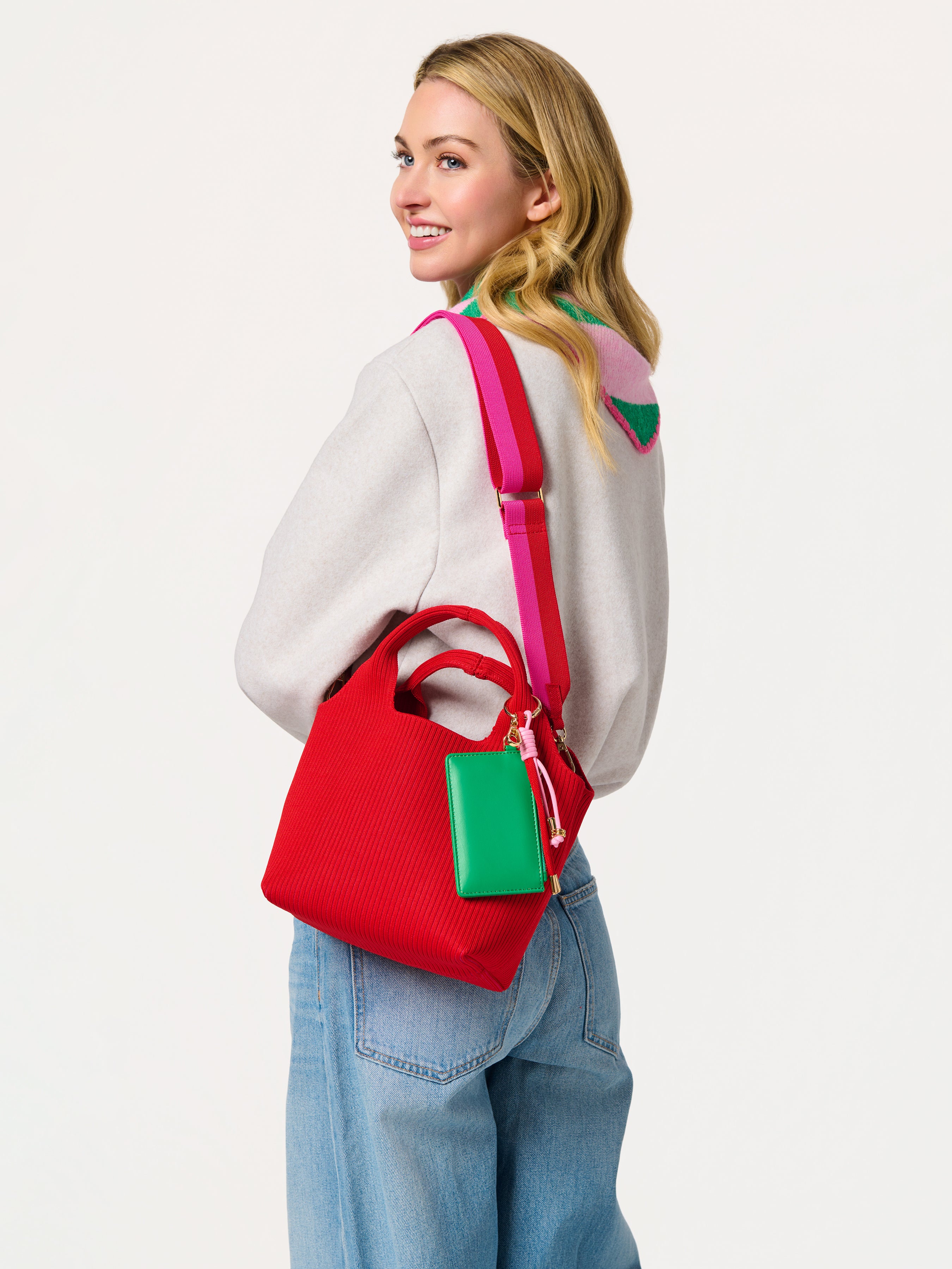 Shiraleah Robbie Mini Tote RED