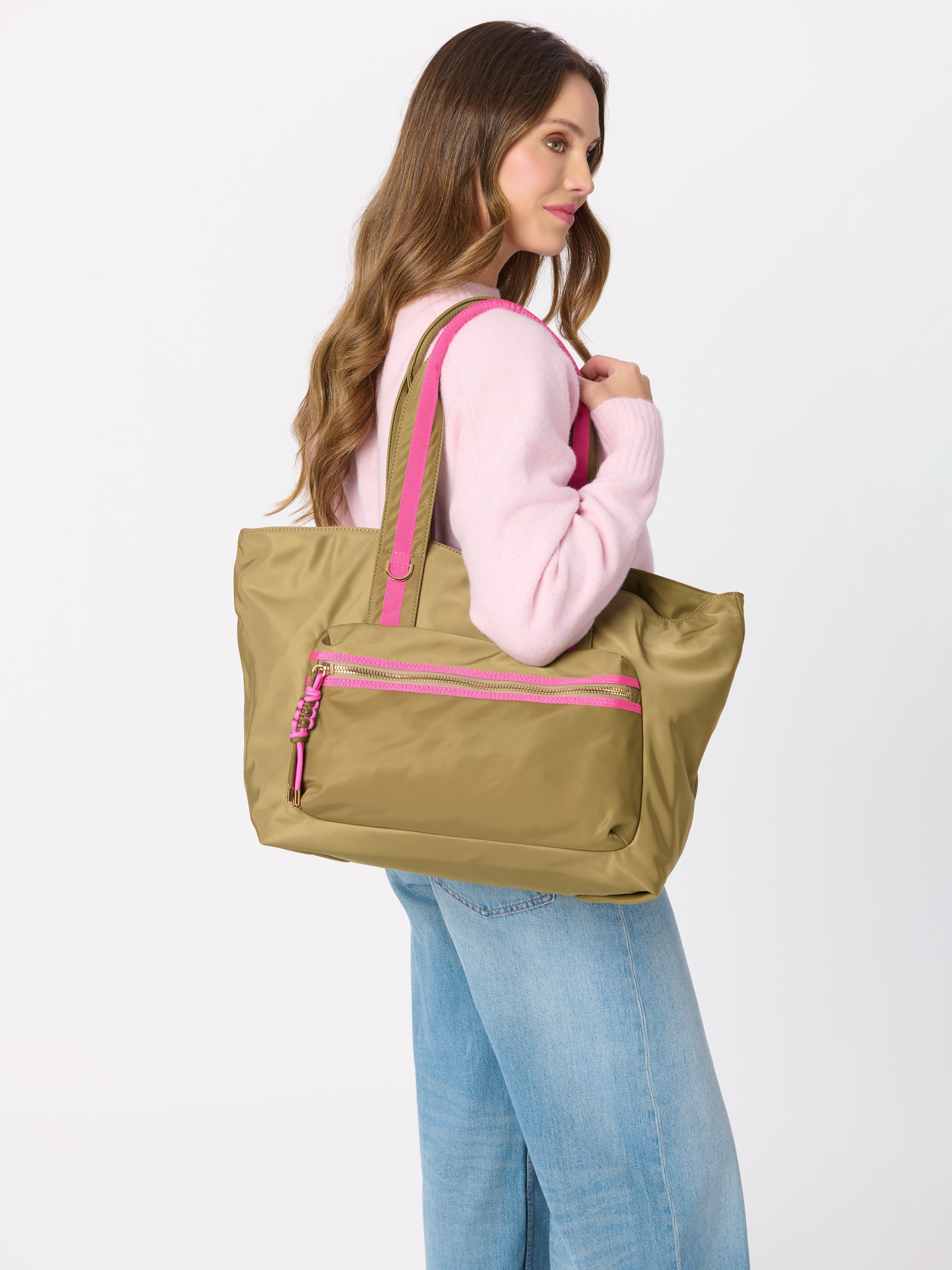 Shiraleah Jet Tote OLIVE