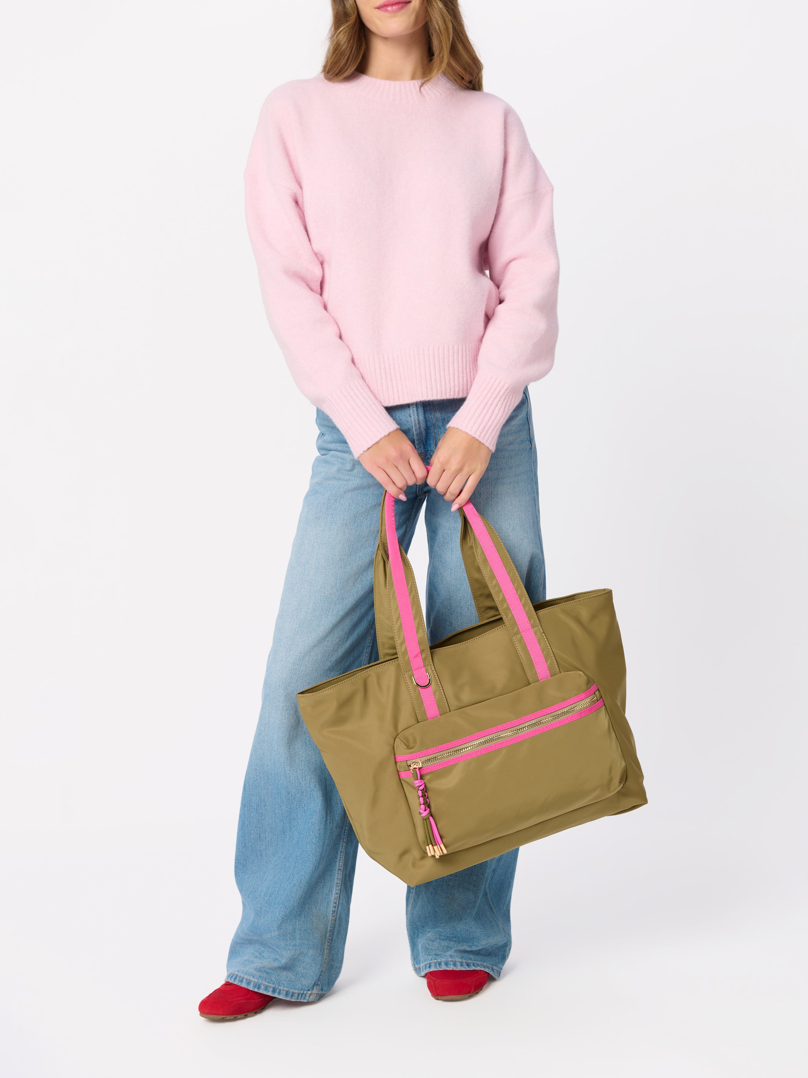Shiraleah Jet Tote OLIVE