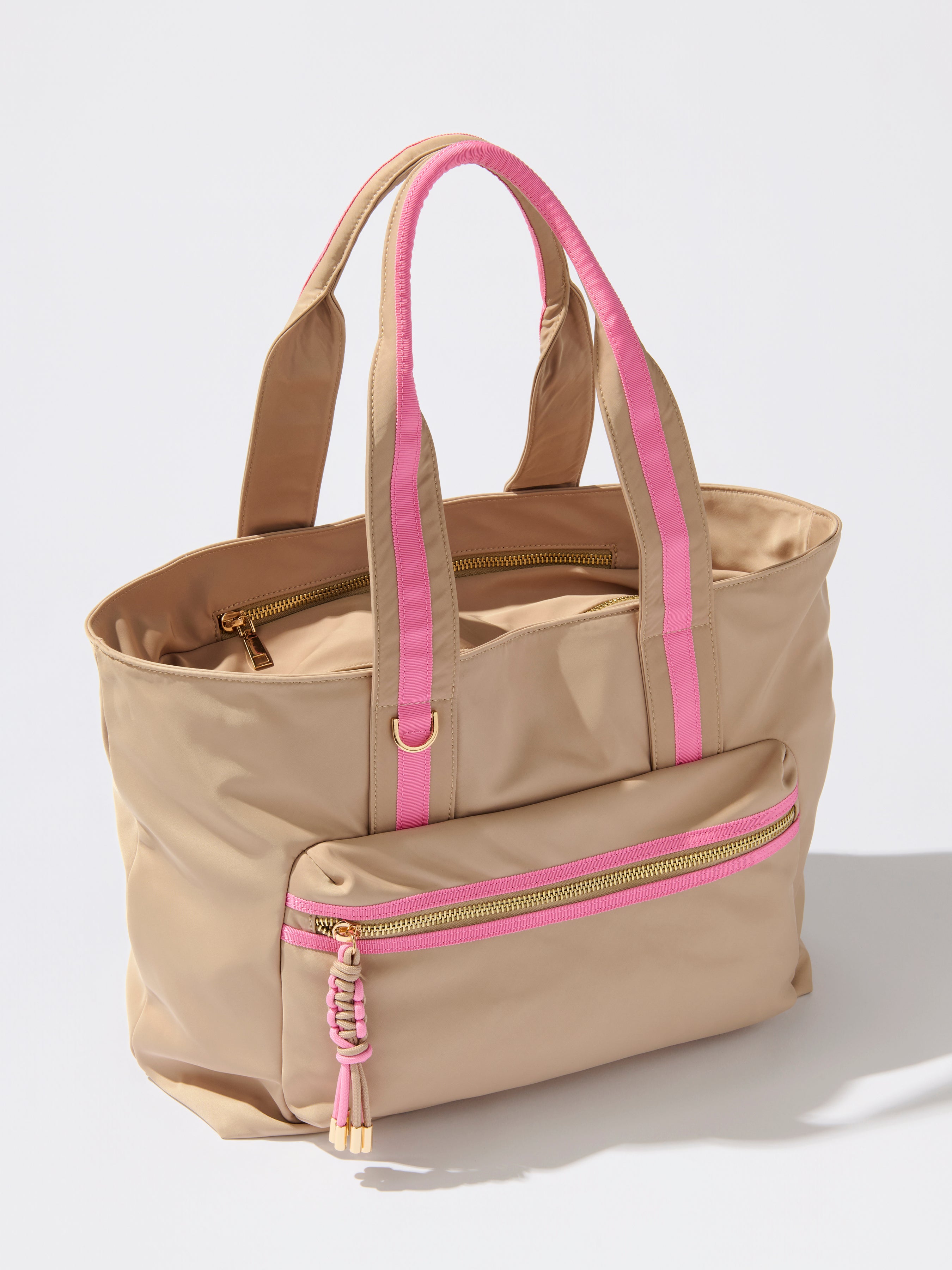 Shiraleah Jet Tote TAN