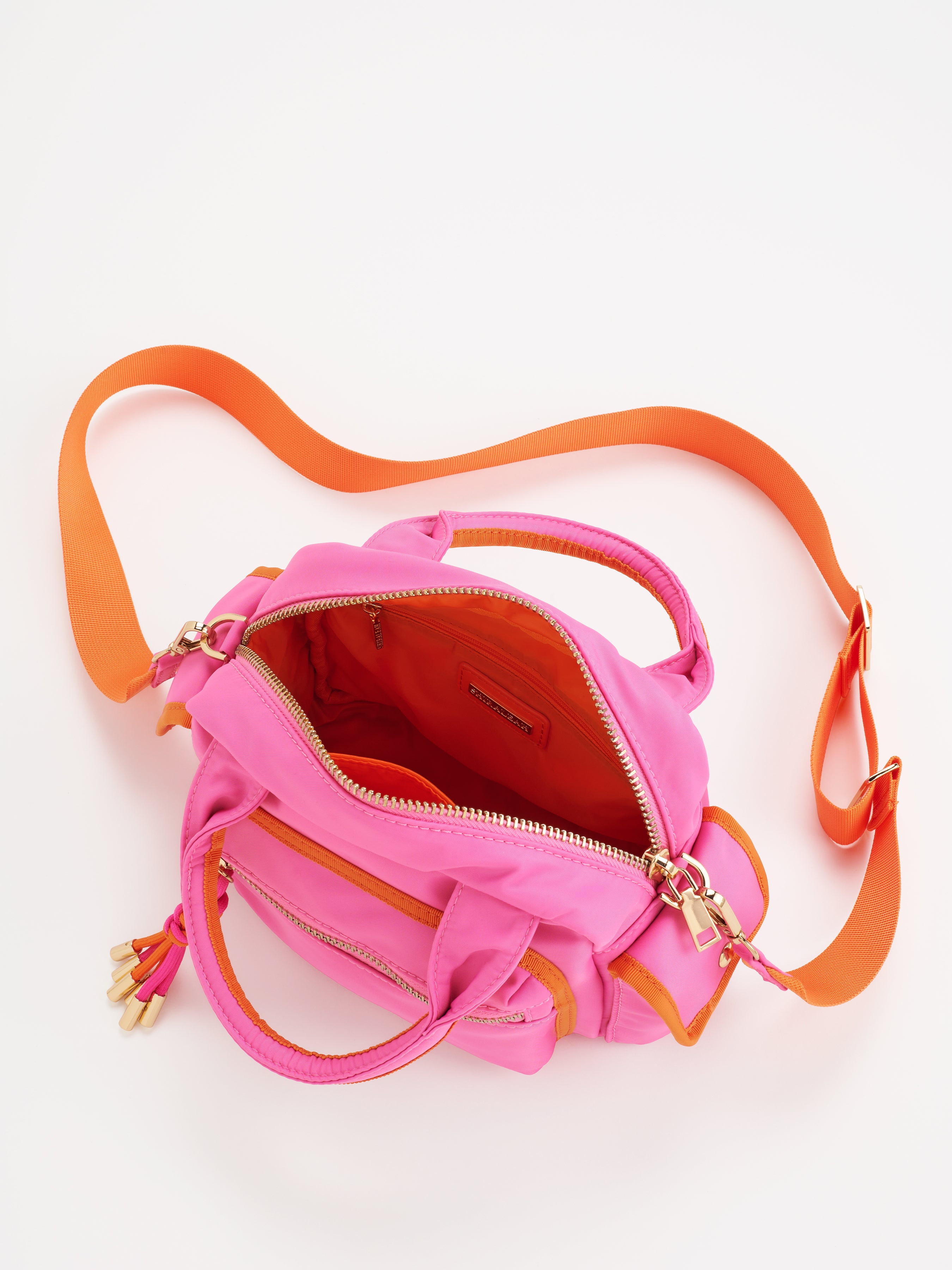 Shiraleah Jet Top Handle Shoulder Bag PINK