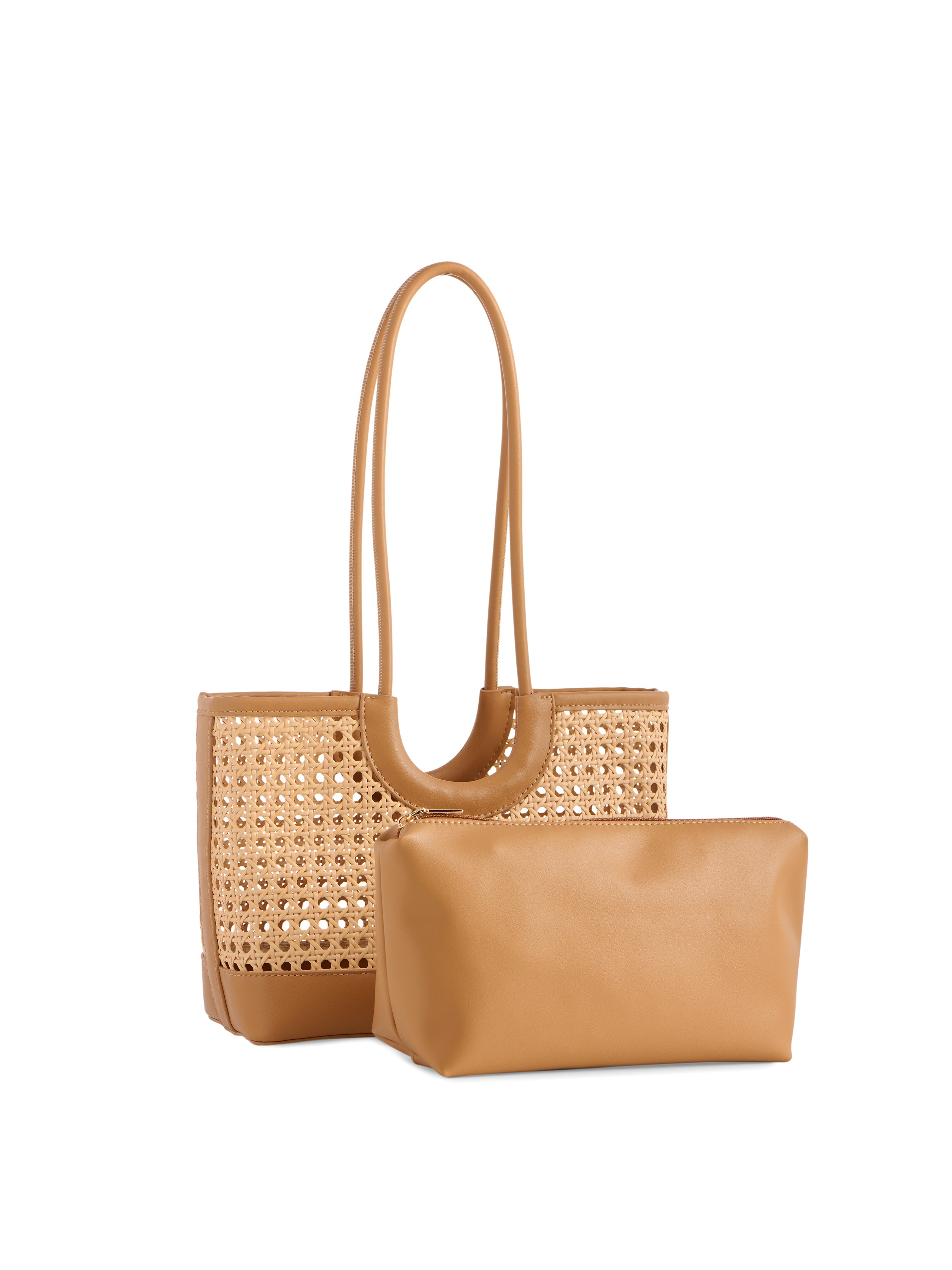 Shiraleah Lyra Mini Tote TAN