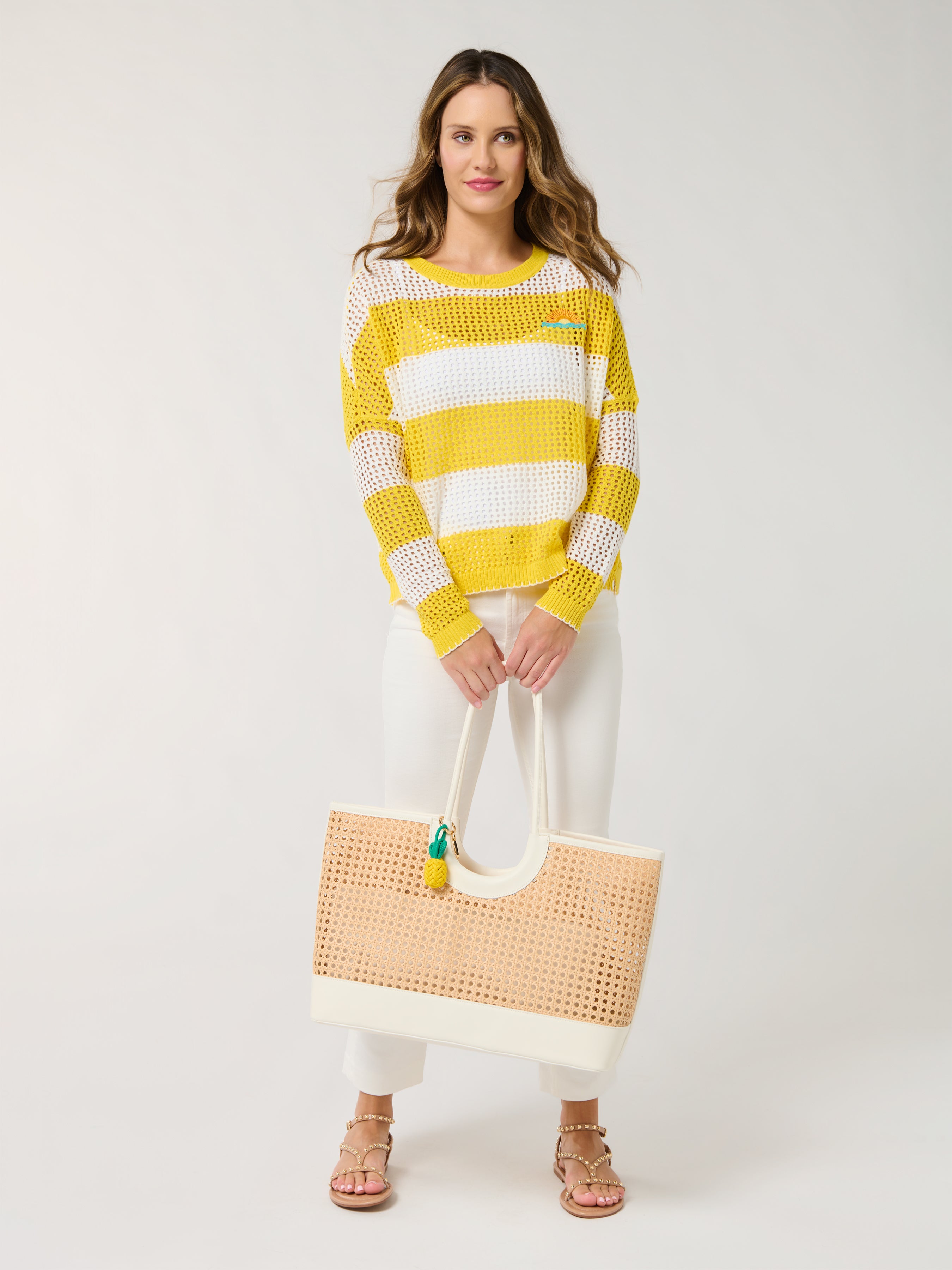 Shiraleah Lyra Tote WHITE