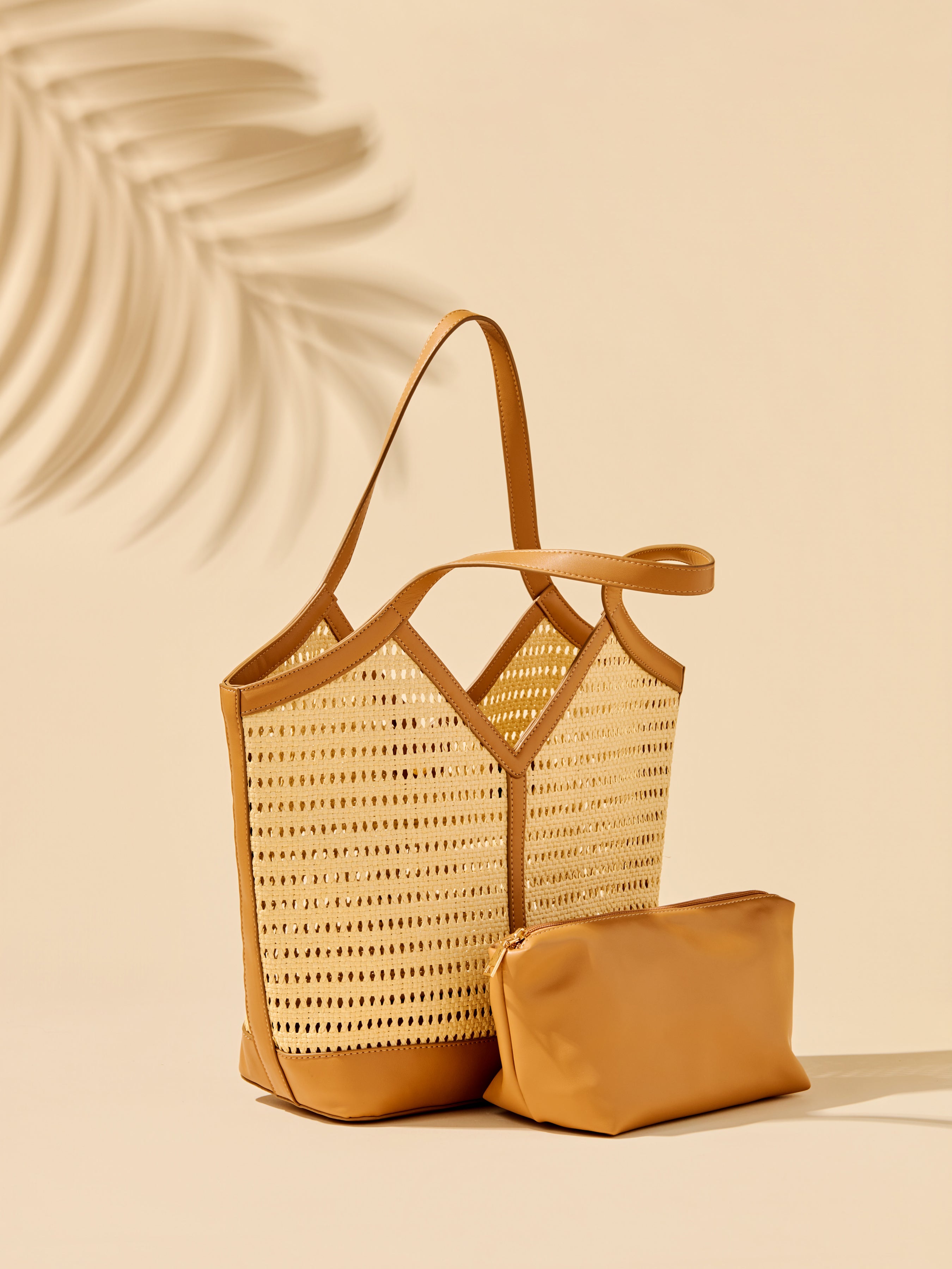 Shiraleah Tosca Tote TAN