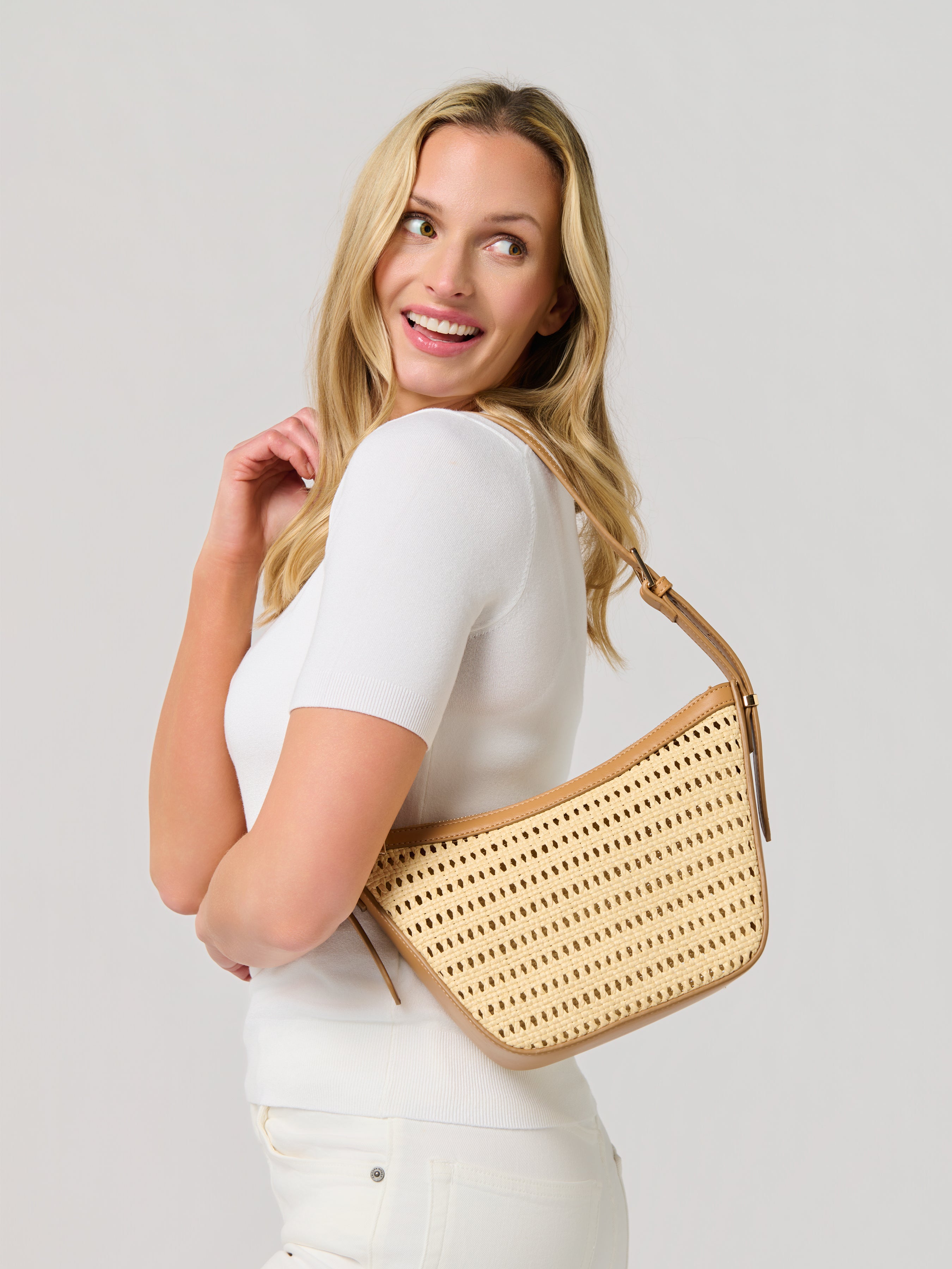 Shiraleah Tosca Shoulder Bag TAN